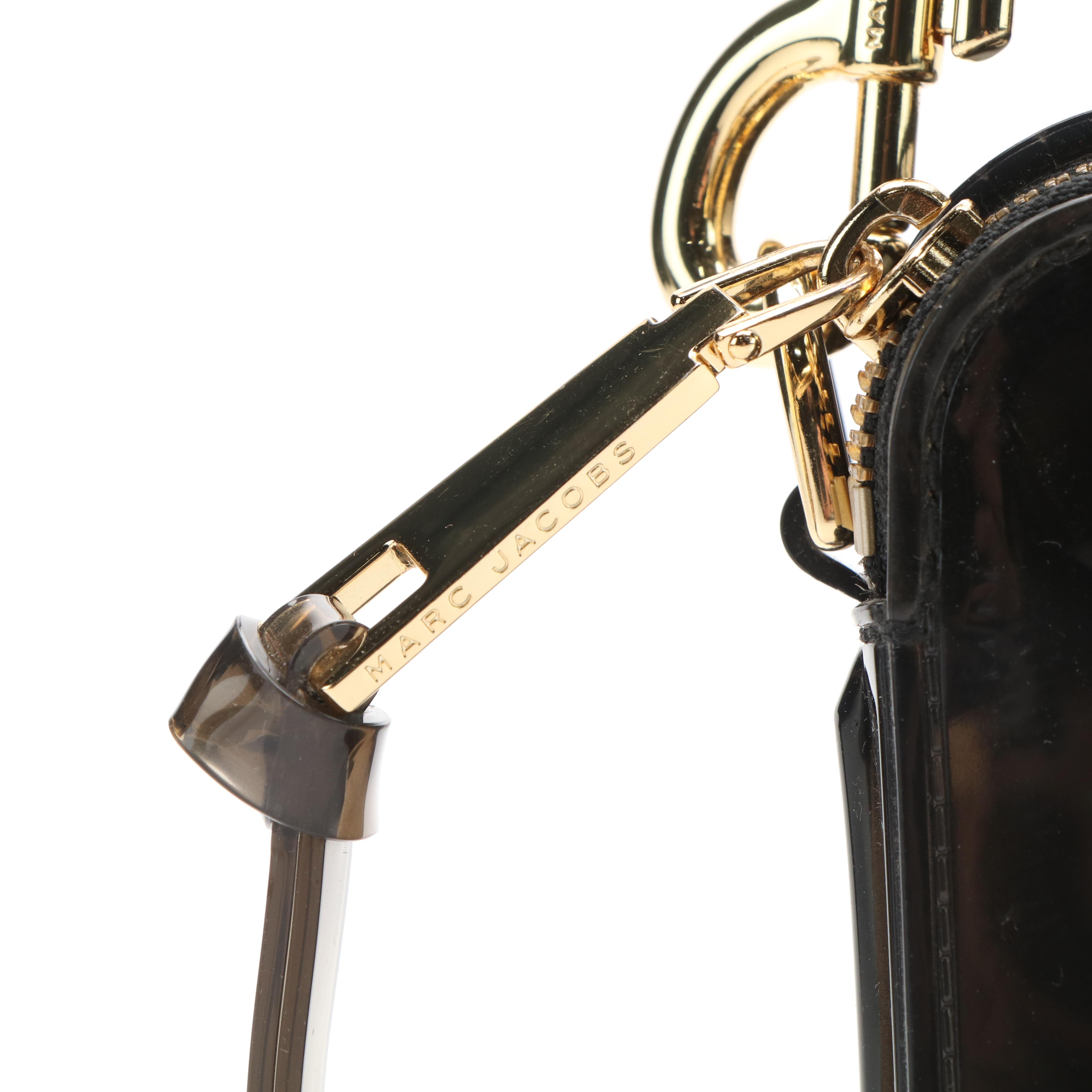 Marc Jacobs The Jelly Snapshot Crossbody Camera Bag in Black PVC