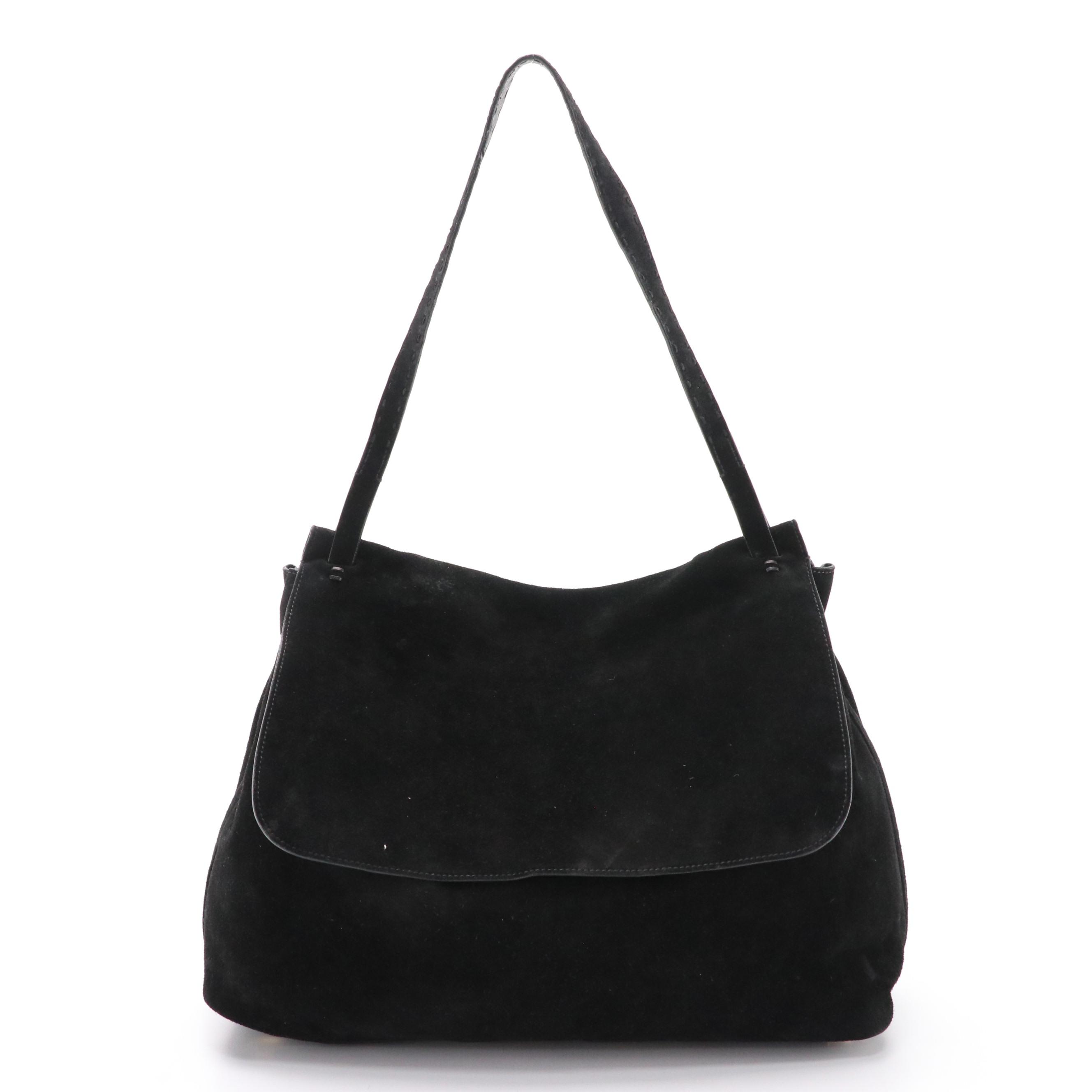 The Row Suede Sidekick Shoulder Bag