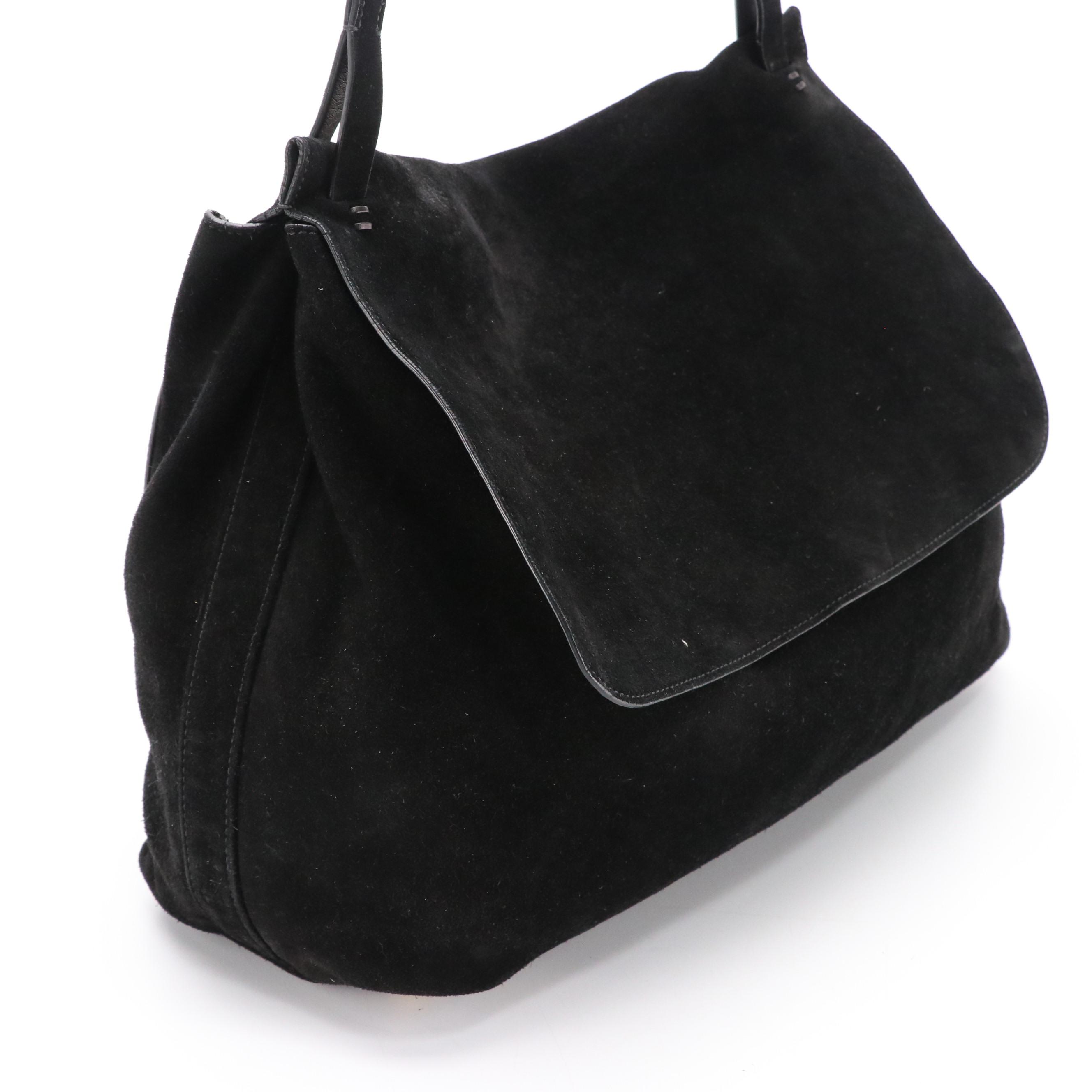 The Row Suede Sidekick Shoulder Bag