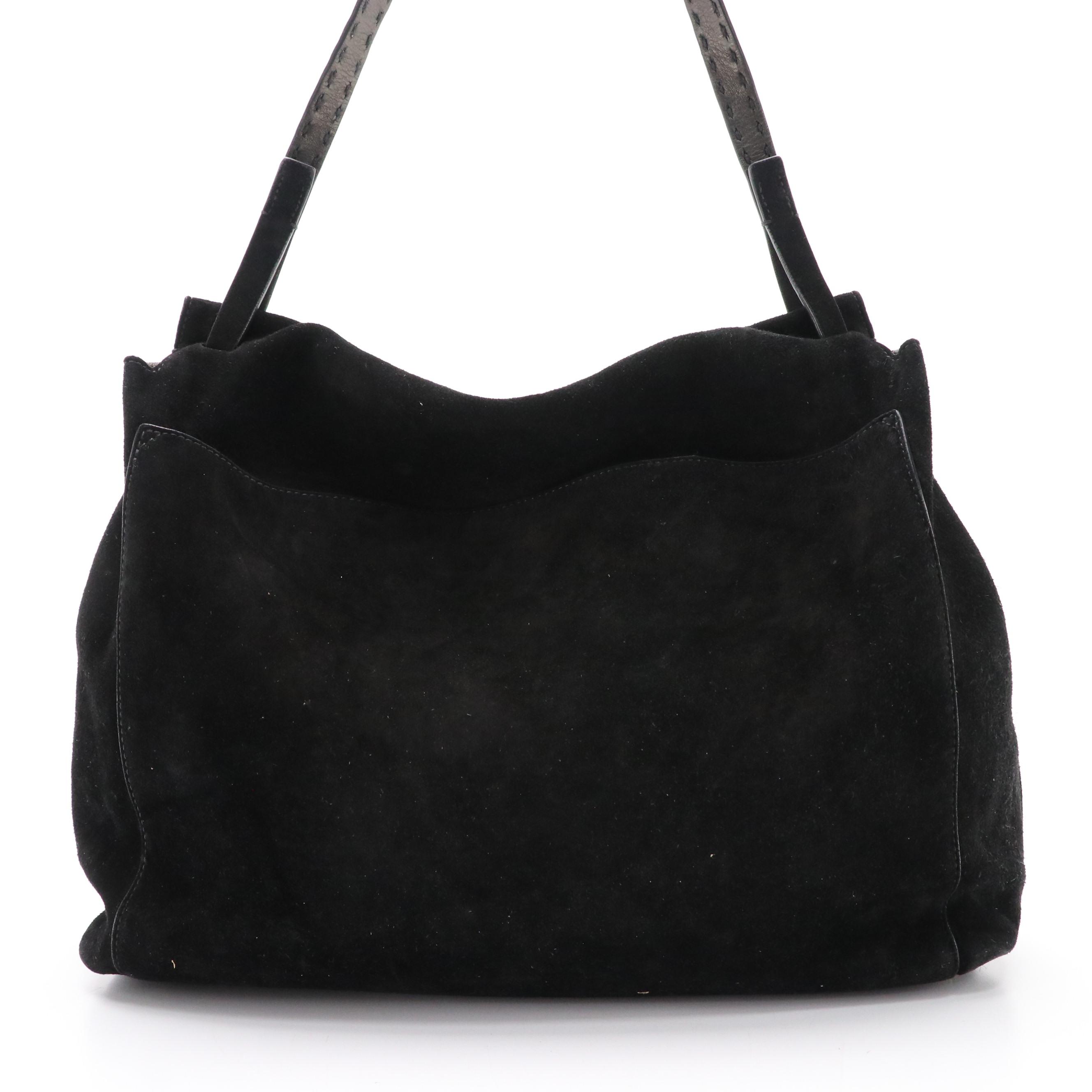 The Row Suede Sidekick Shoulder Bag