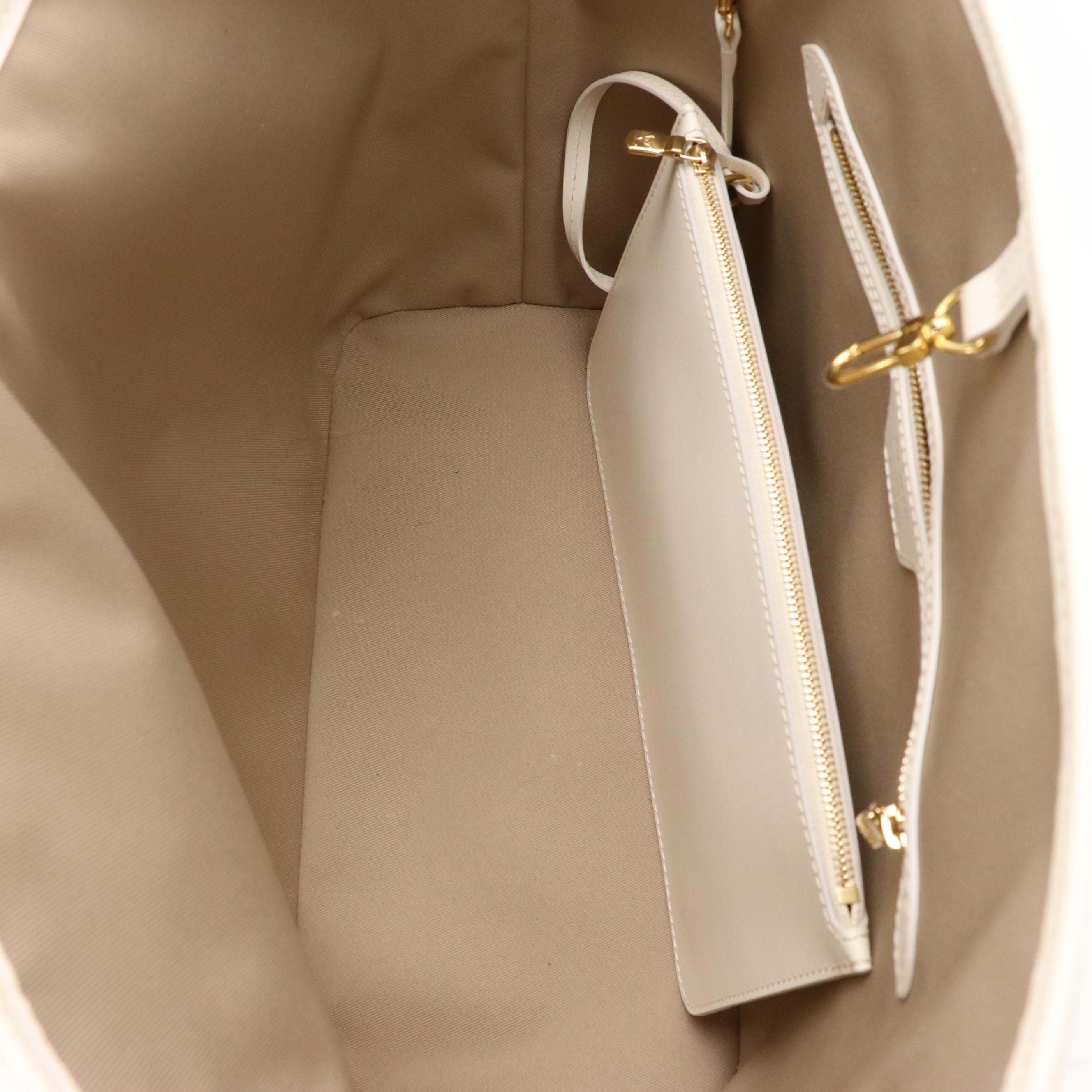 Louis Vuitton By the Pool Neverfull MM Bag in Embroidered Monogram Cotton, w/Box