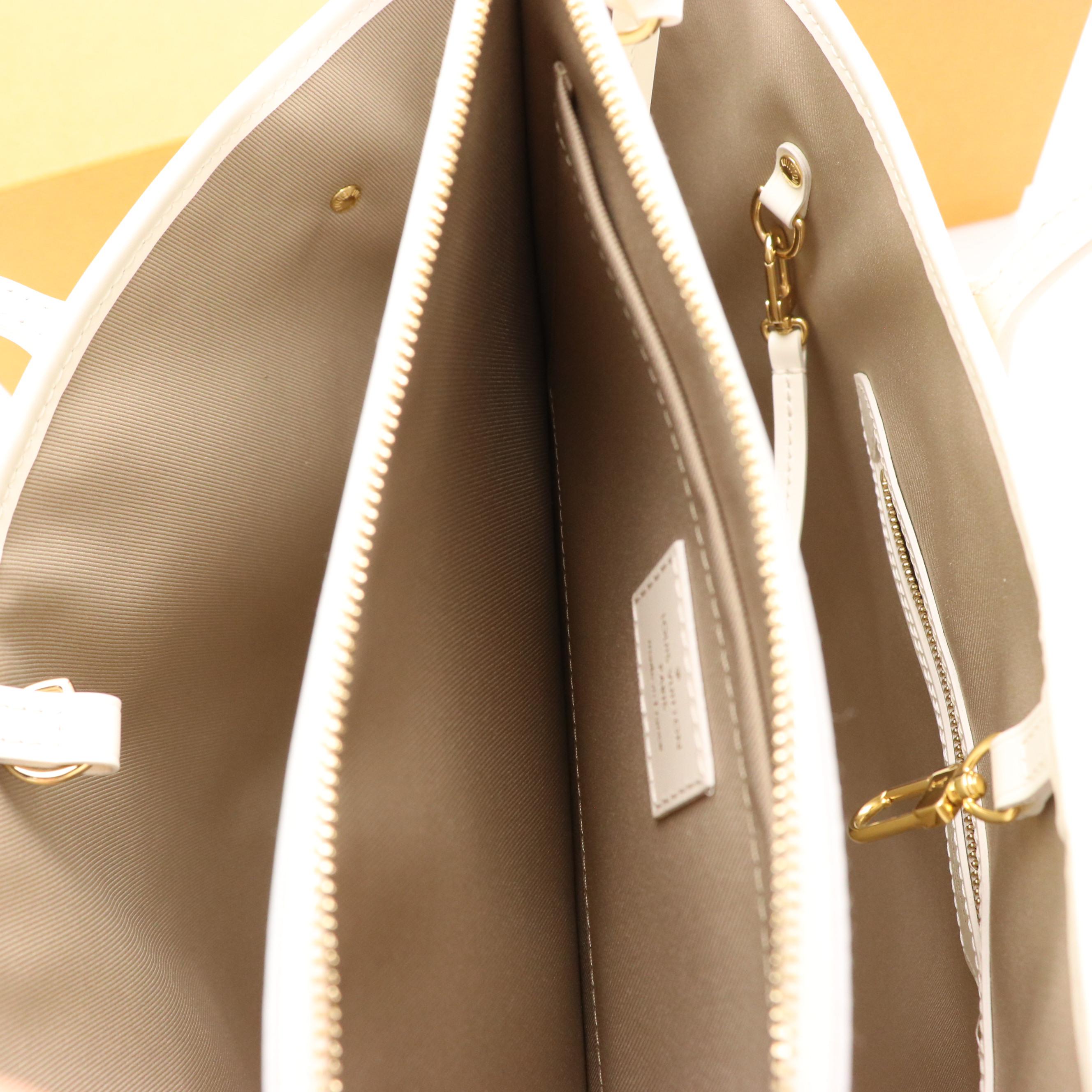 Louis Vuitton By the Pool Neverfull MM Bag in Embroidered Monogram Cotton, w/Box