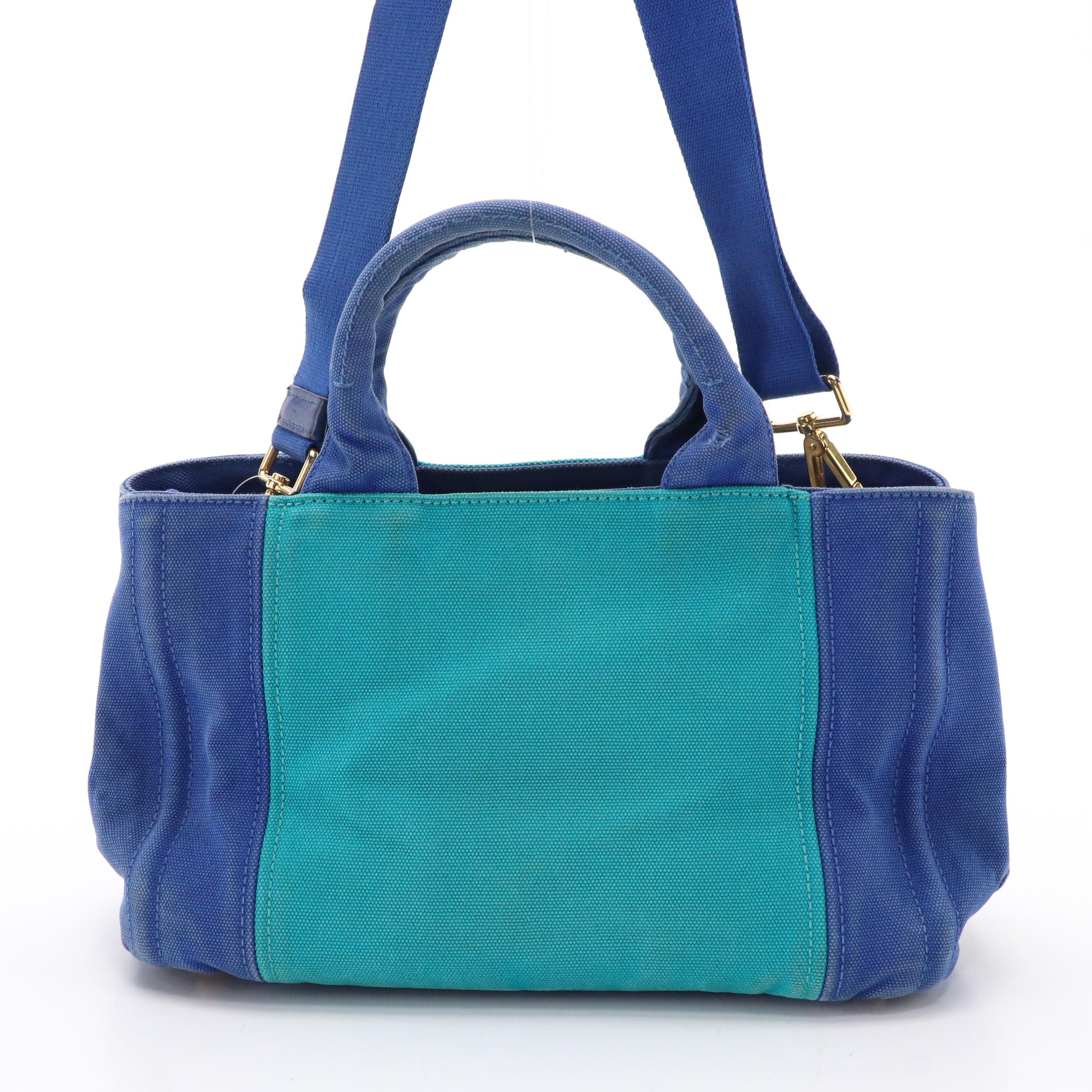 Prada Canapa Canvas Two-Way Bag