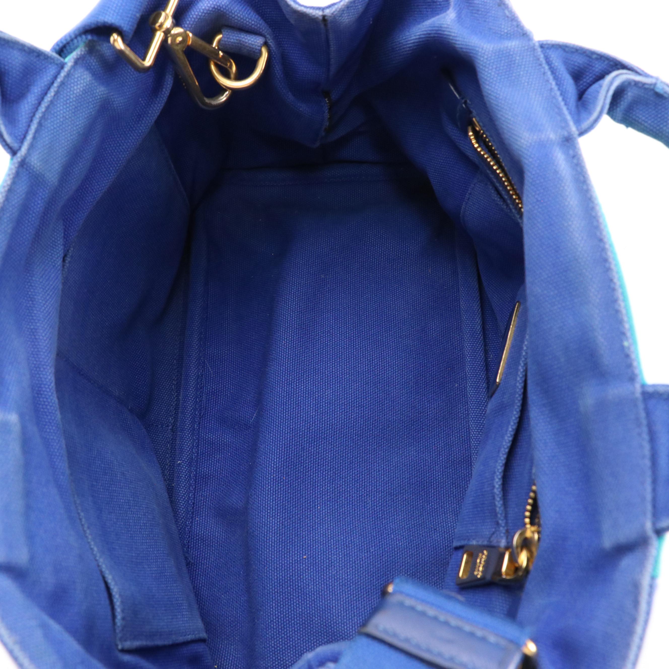 Prada Canapa Canvas Two-Way Bag