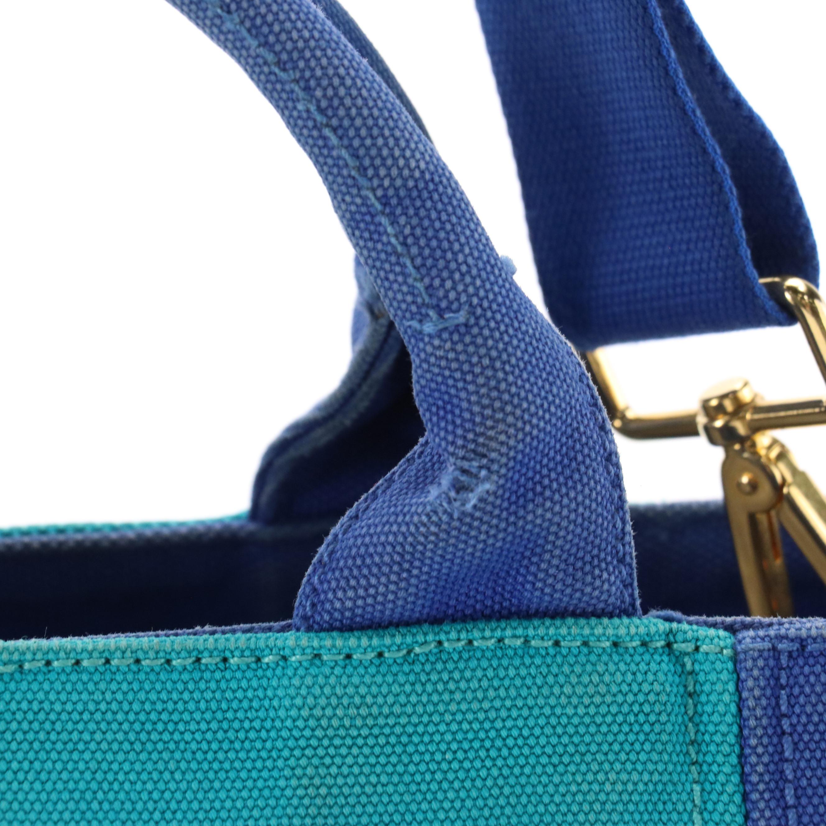 Prada Canapa Canvas Two-Way Bag