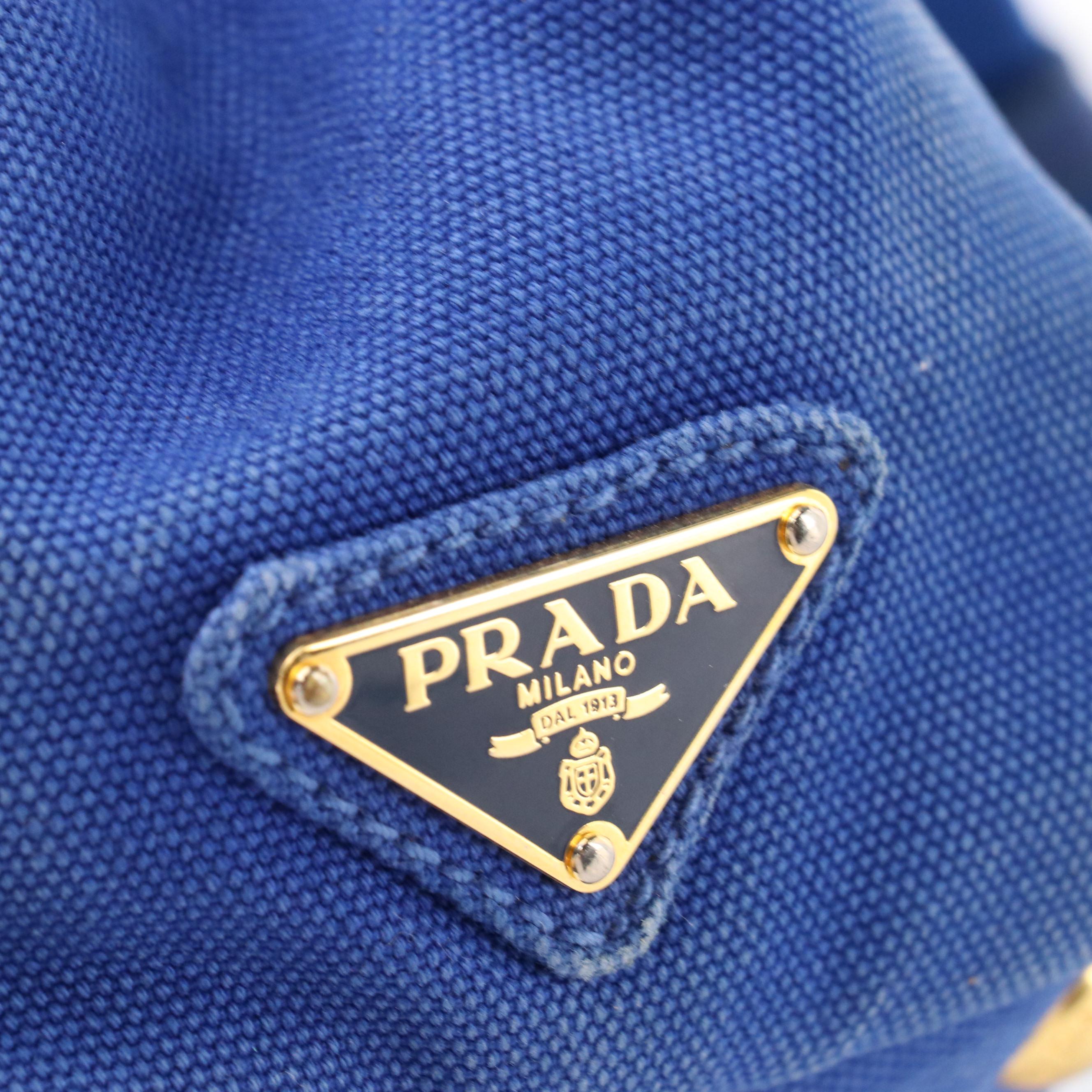 Prada Canapa Canvas Two-Way Bag
