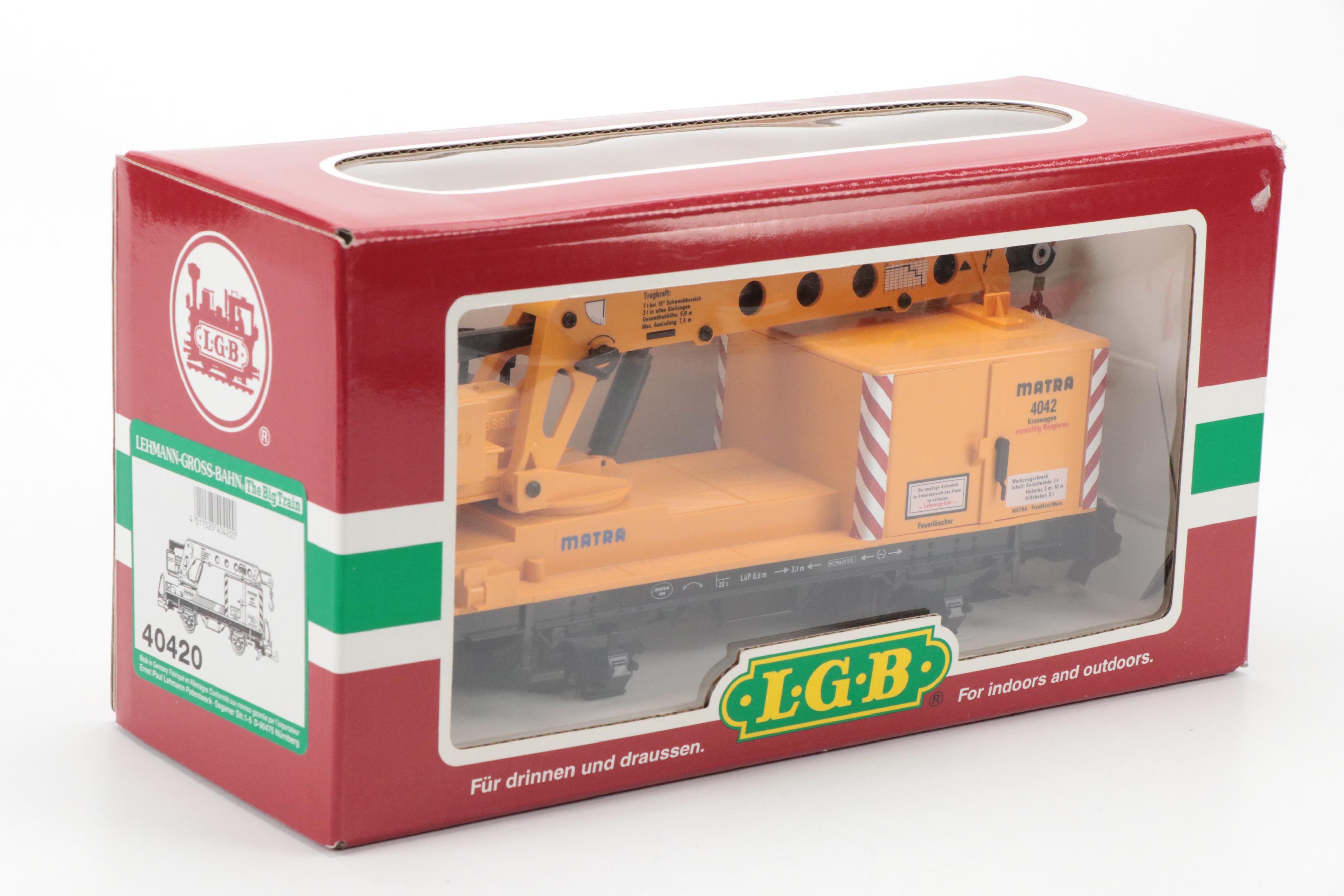 German Lehmann-Gross-Bahn G Scale Train Cars