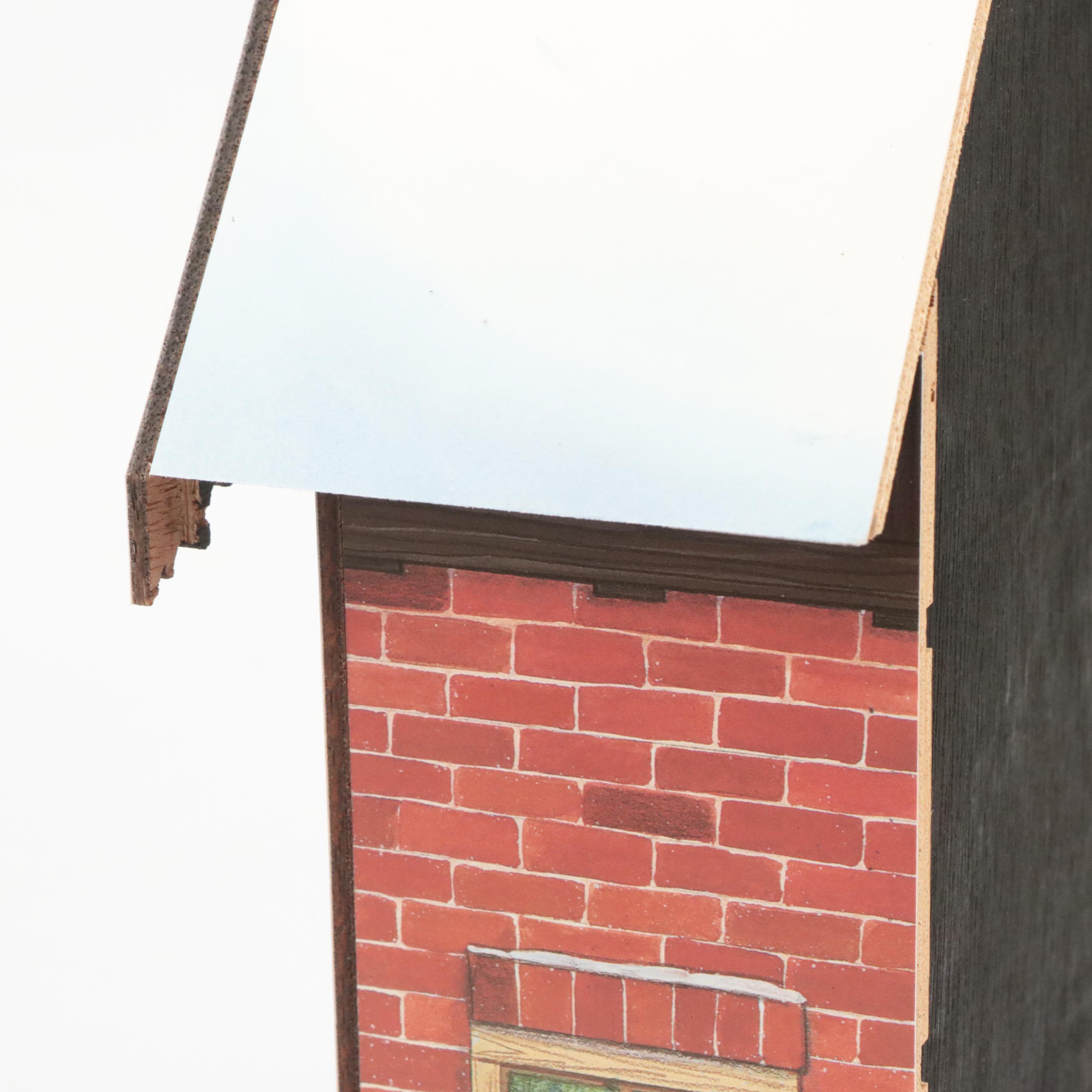 Byers' Choice Traditions Wooden Advent Calendar with Christmas Gift Boxes, 2000s