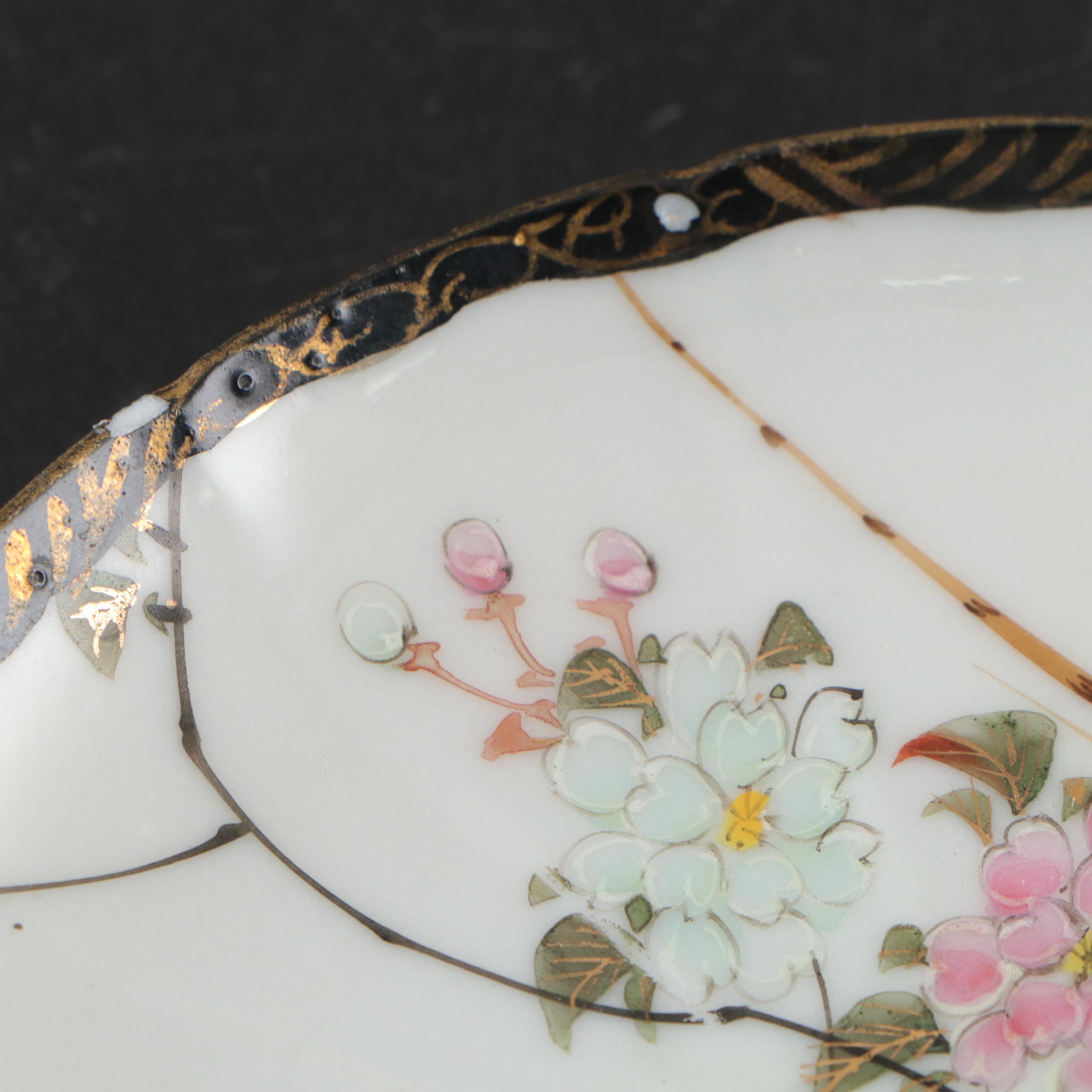 Rosiana China Co. Queen's with Other Bone China and Porcelain Cups and Saucers