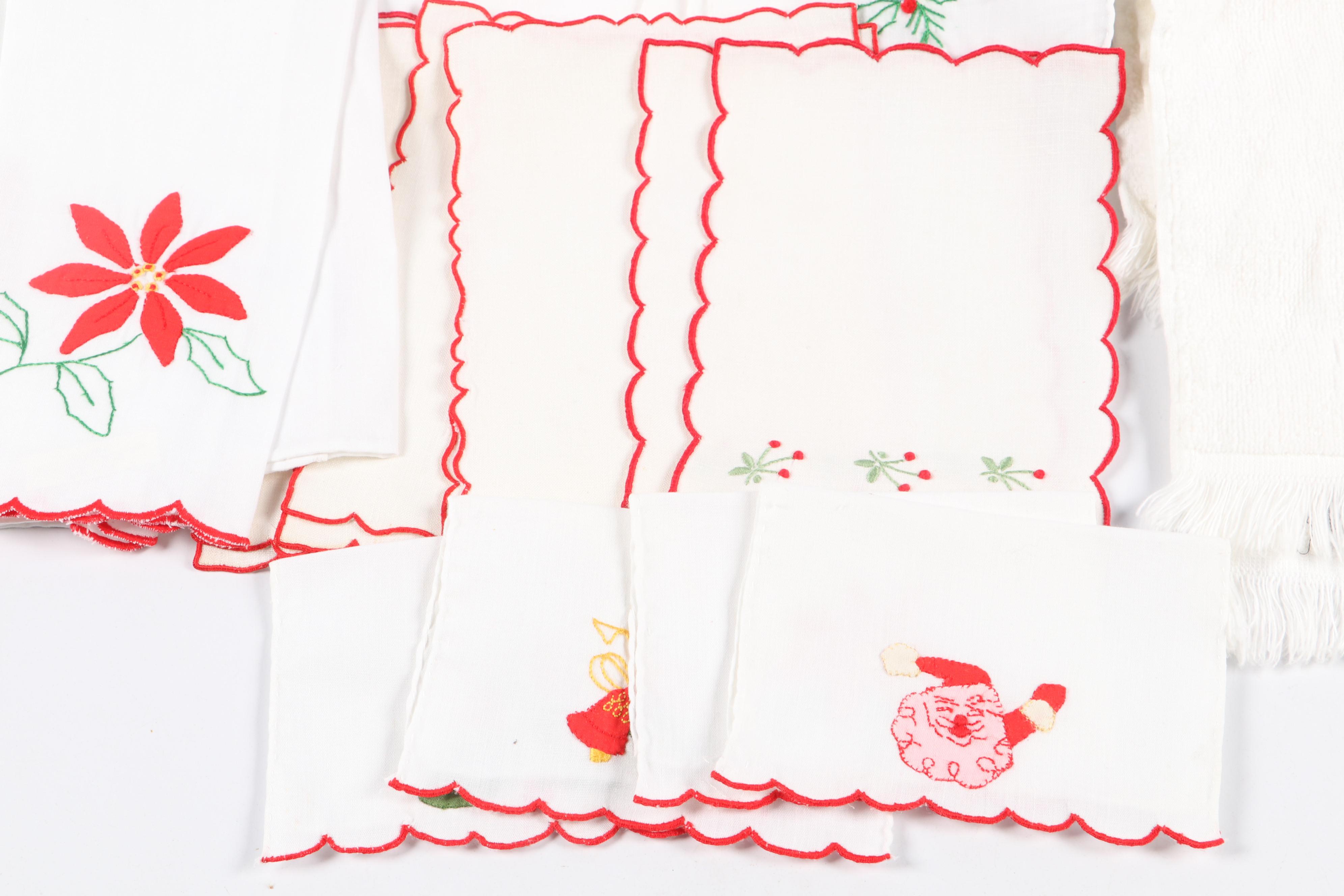 Cannon Christmas Bathroom Hand Towels and Other Seasonal Kitchen Linens