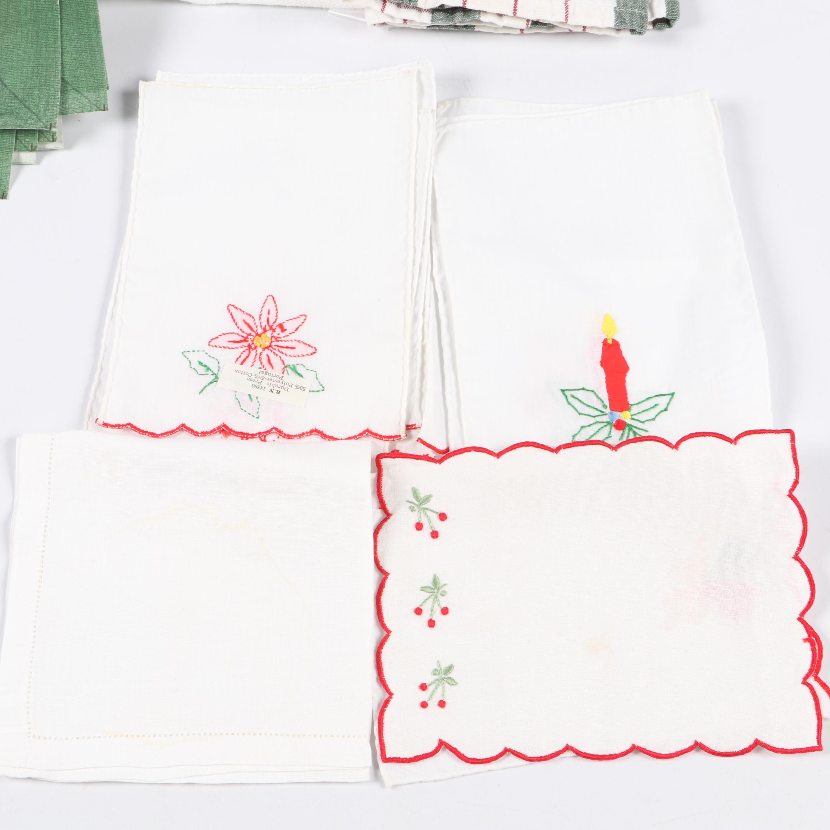 Cannon Christmas Bathroom Hand Towels and Other Seasonal Kitchen Linens