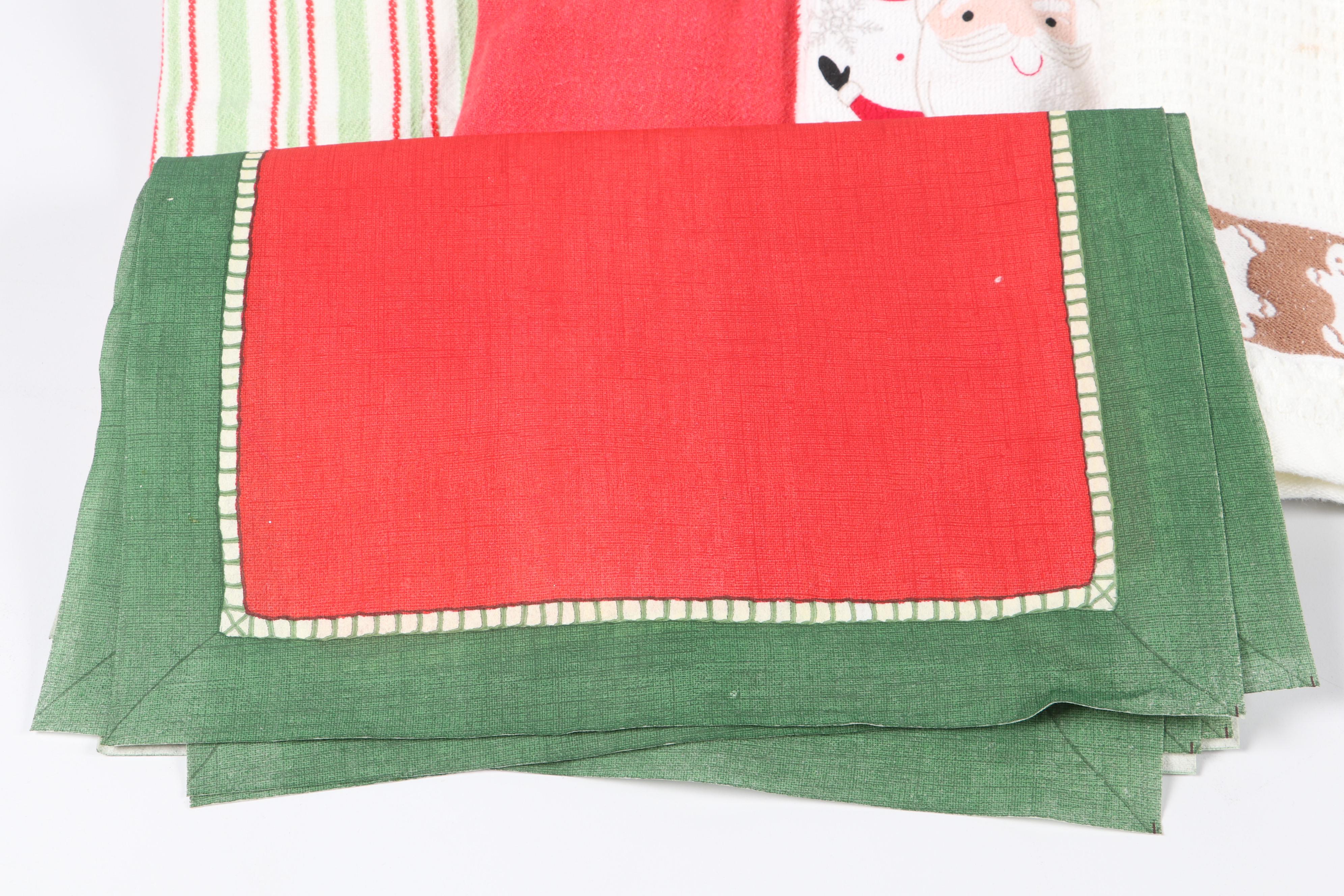 Cannon Christmas Bathroom Hand Towels and Other Seasonal Kitchen Linens