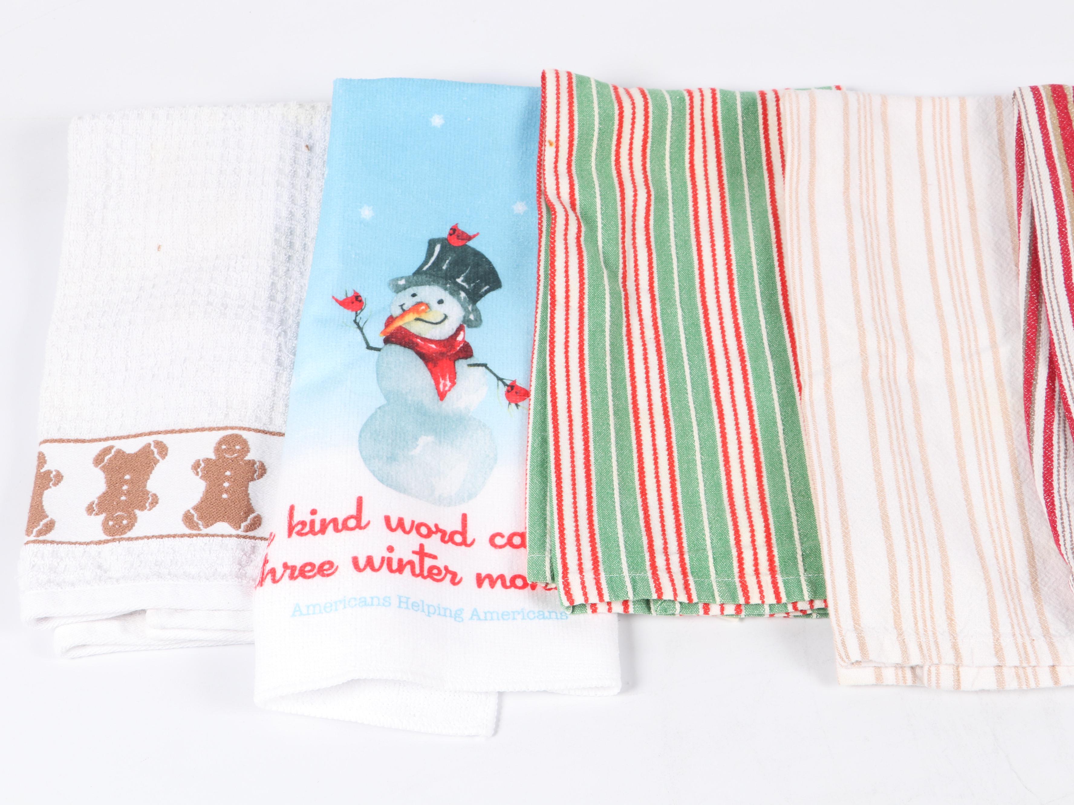 Cannon Christmas Bathroom Hand Towels and Other Seasonal Kitchen Linens