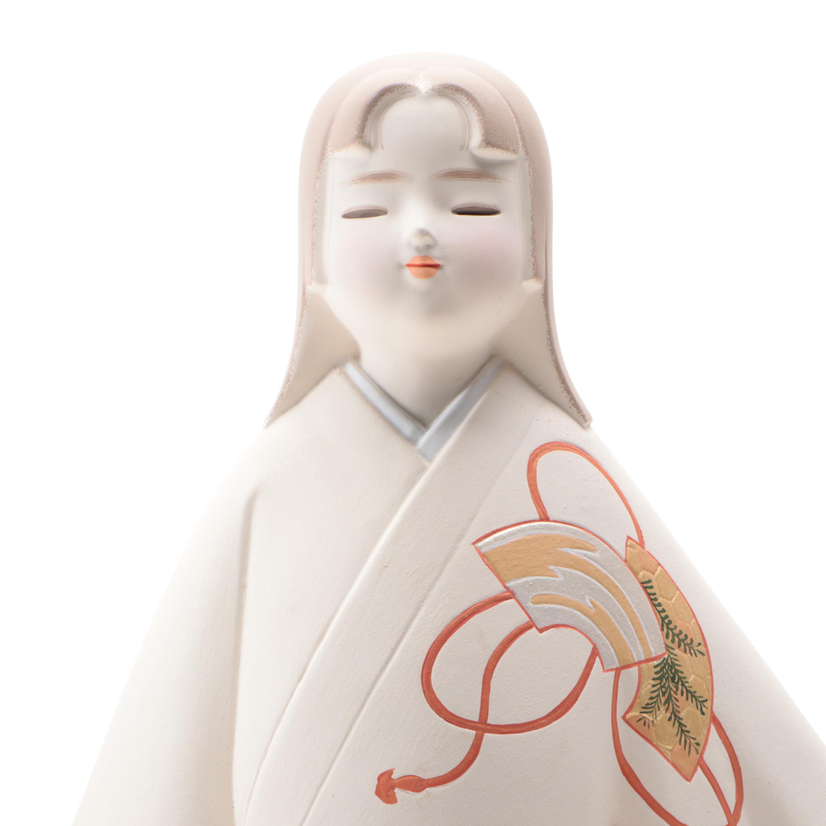 Japanese Hakata Porcelain Figurine