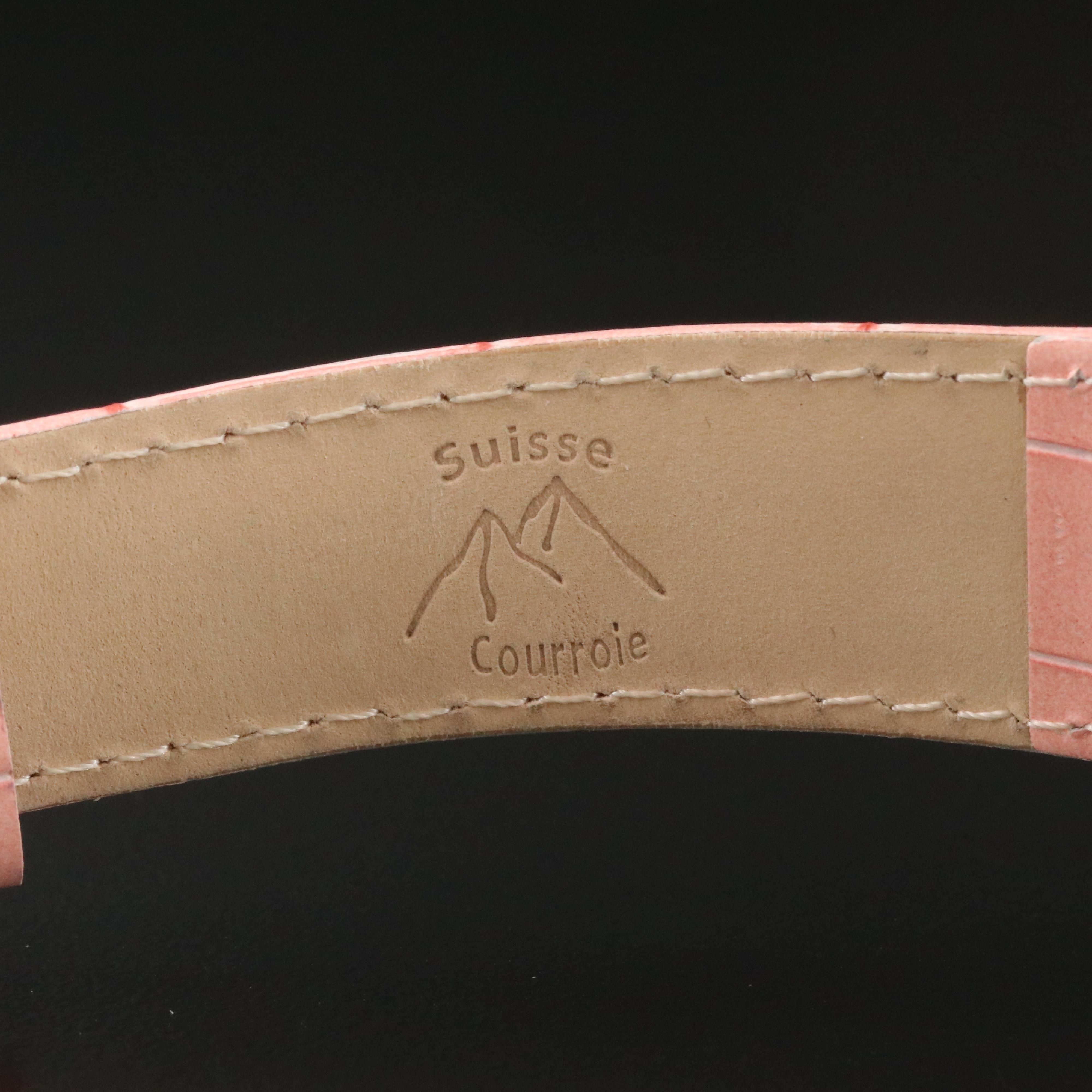 Rolex Datejust 1601 Custom Diamond Set Pink Dial Watch