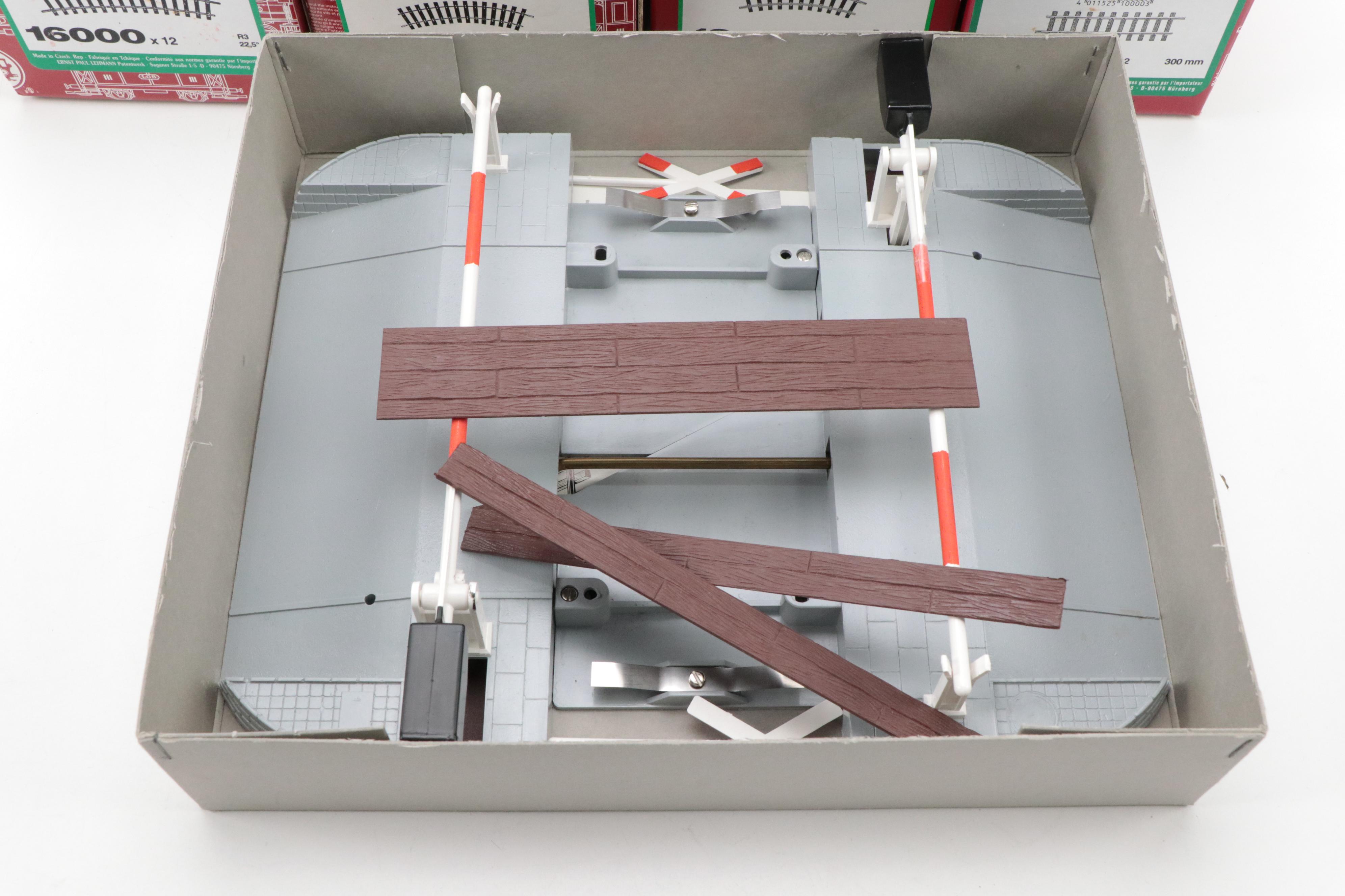 LGB G Scale Train Tracks, Road Crossing, Accessories and Craftsman Tool Case