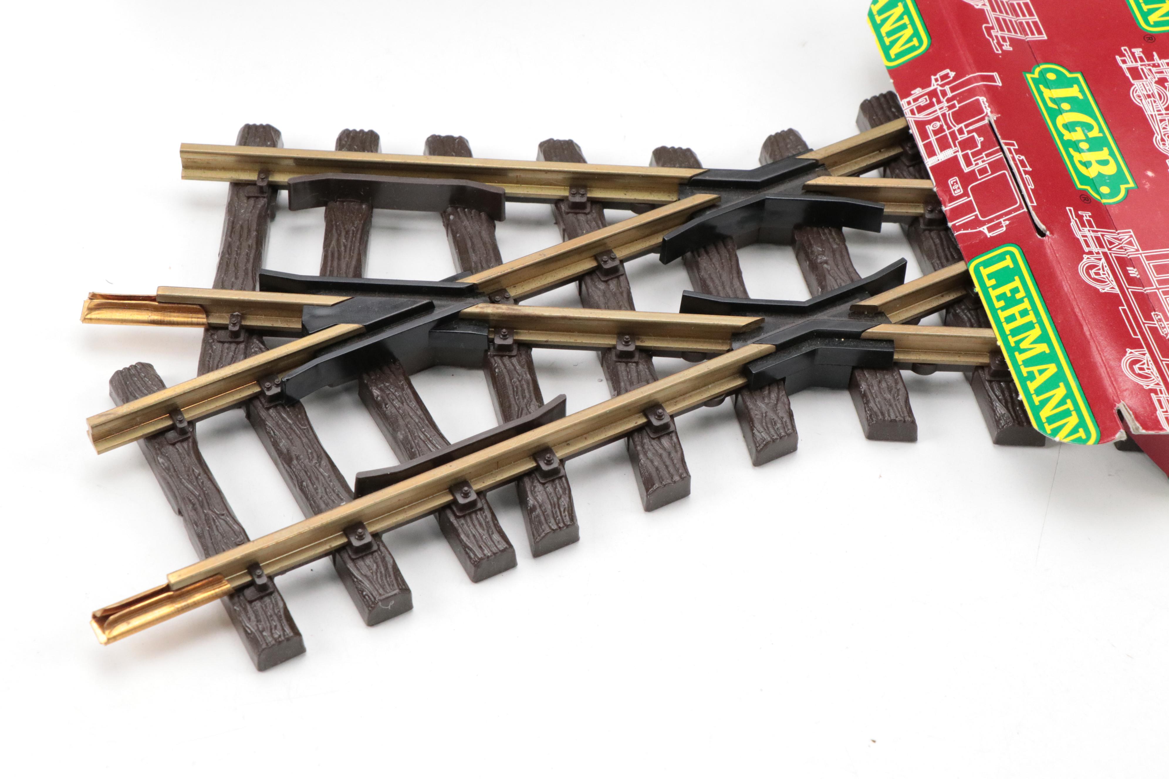 LGB G Scale Train Tracks, Road Crossing, Accessories and Craftsman Tool Case