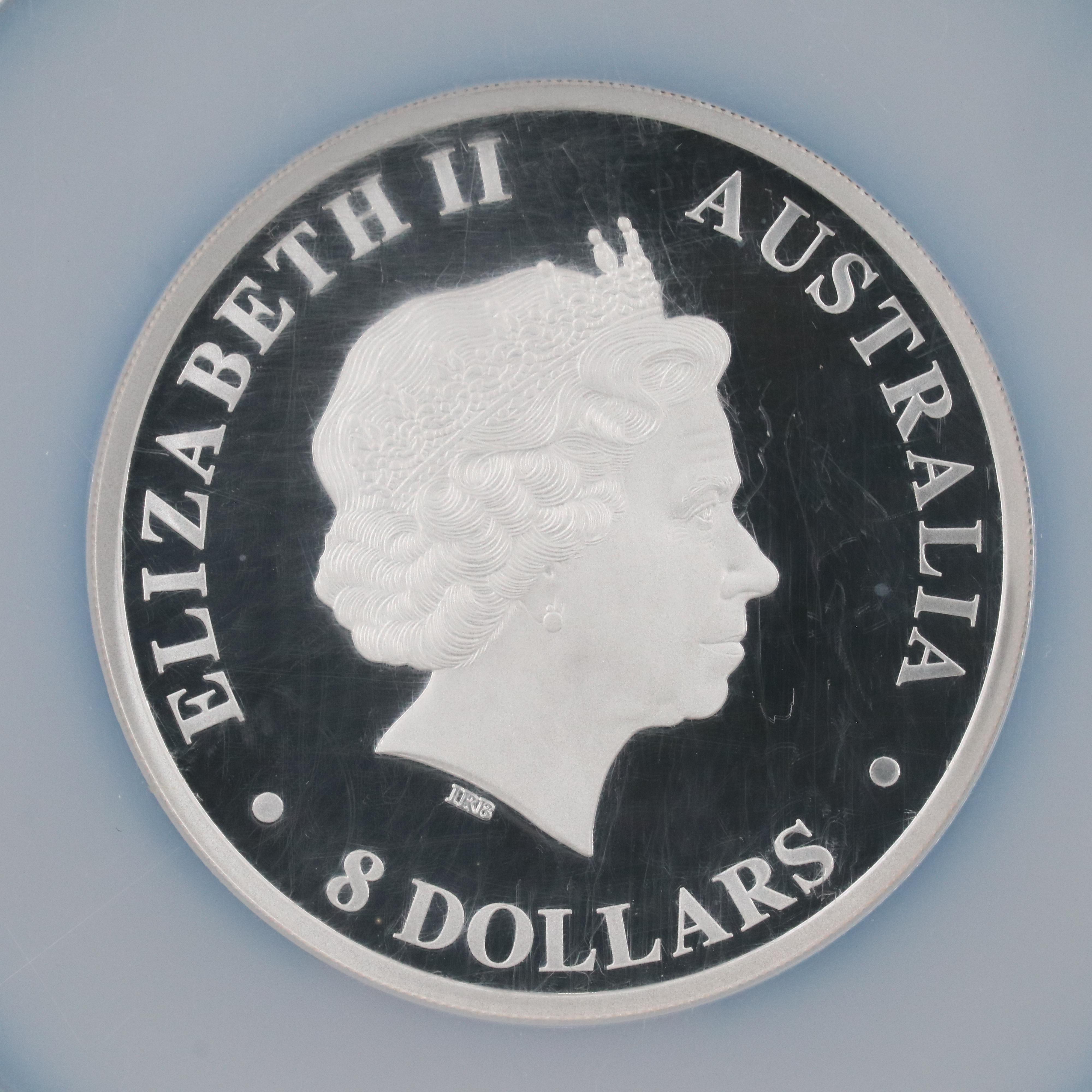 NGC PF 69 Ultra Cameo 2011-P Australia Five Ounce Coin