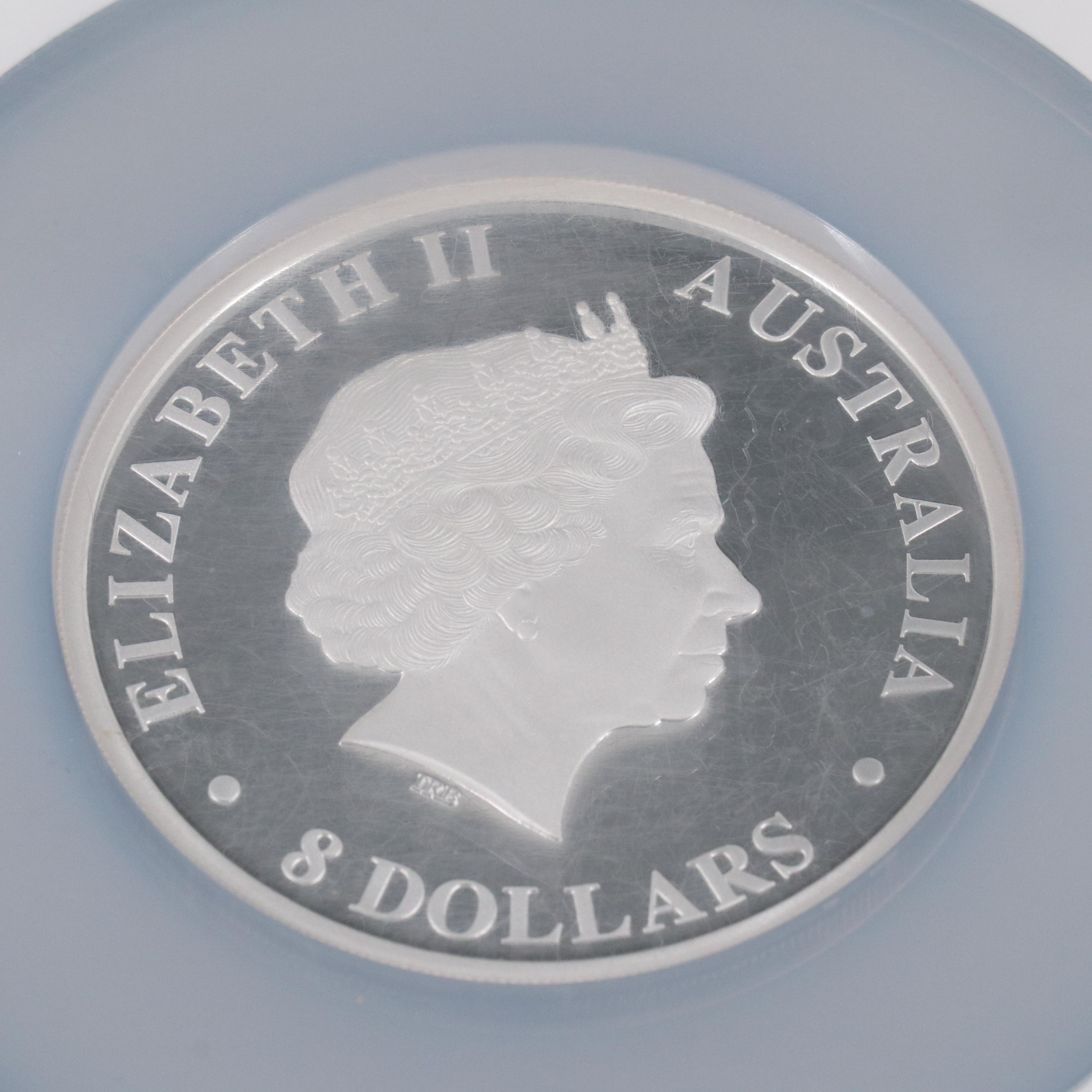 NGC PF 69 Ultra Cameo 2011-P Australia Five Ounce Coin