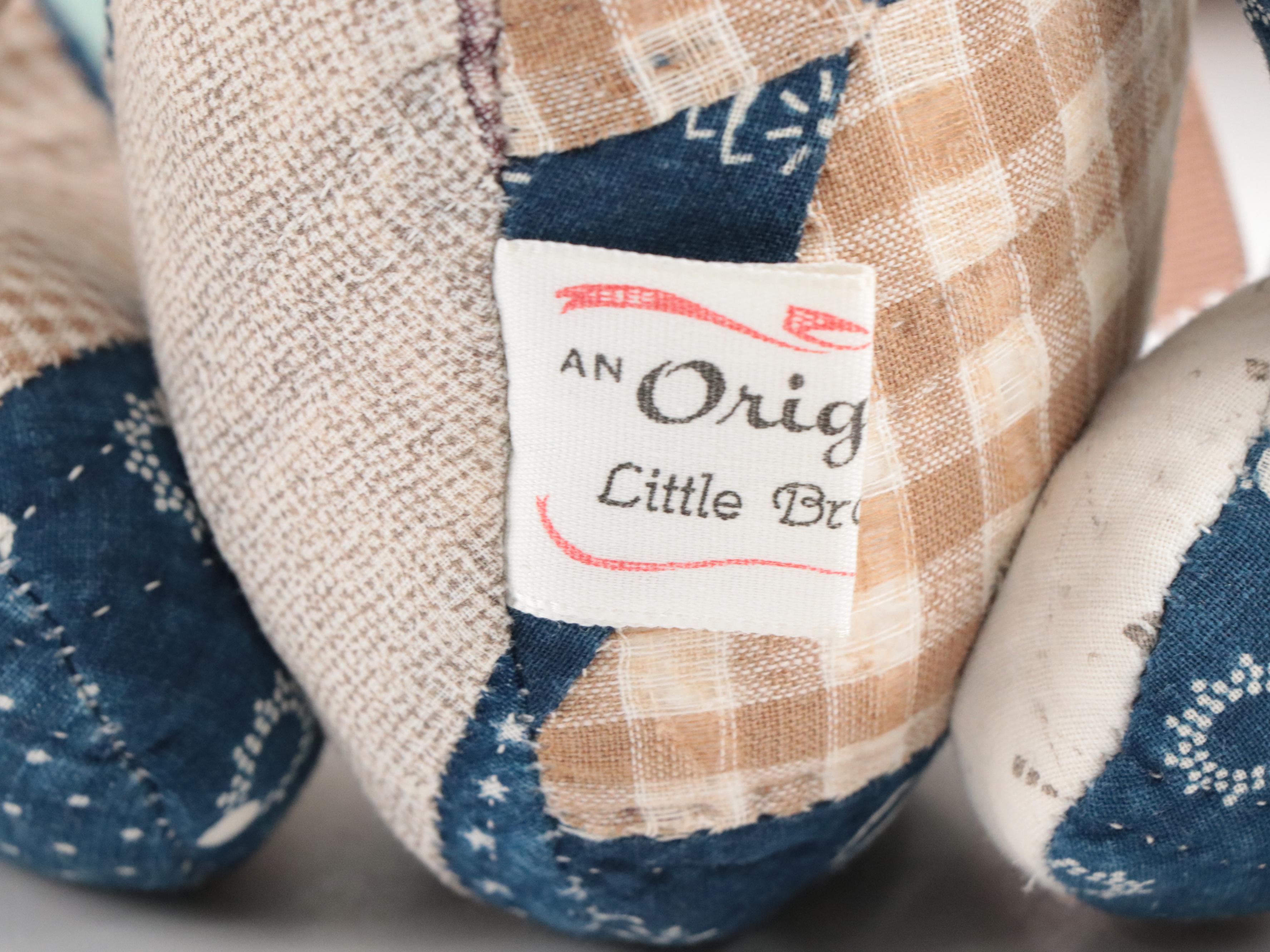 Little Brown Bear with Other Stitched and Stuffed Bears, Vintage