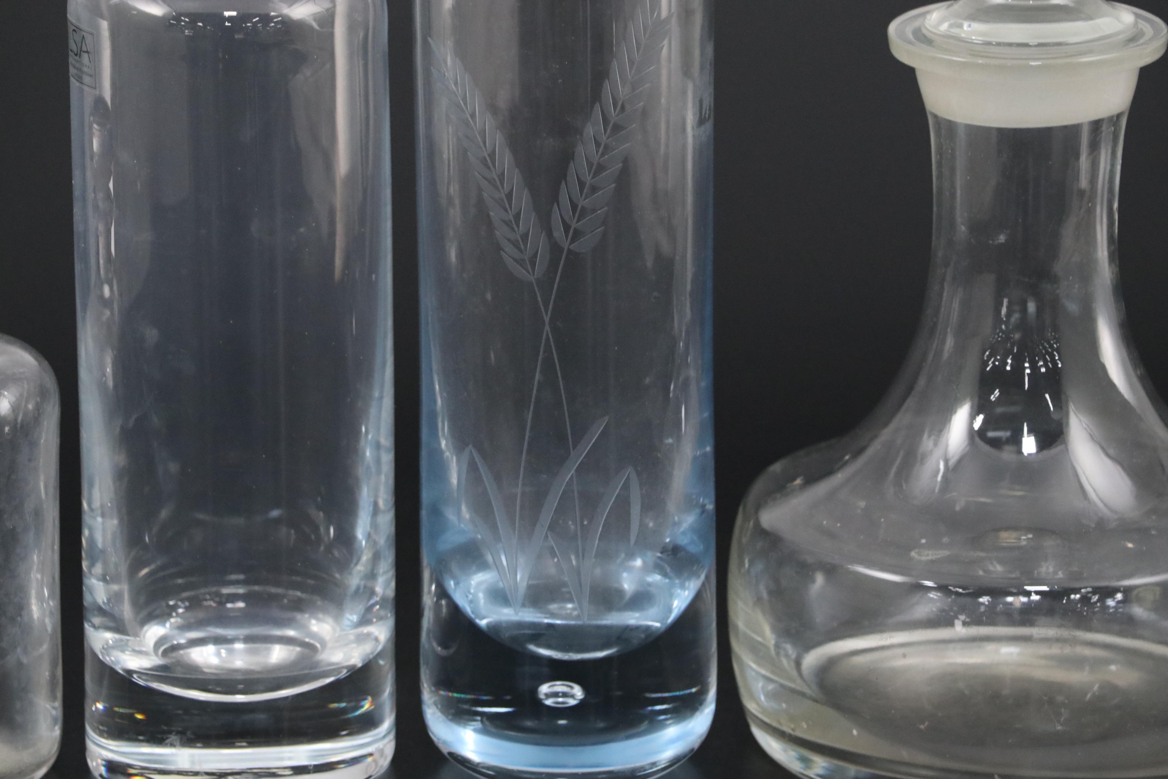 LSA with Other Glass Decanters and Vase