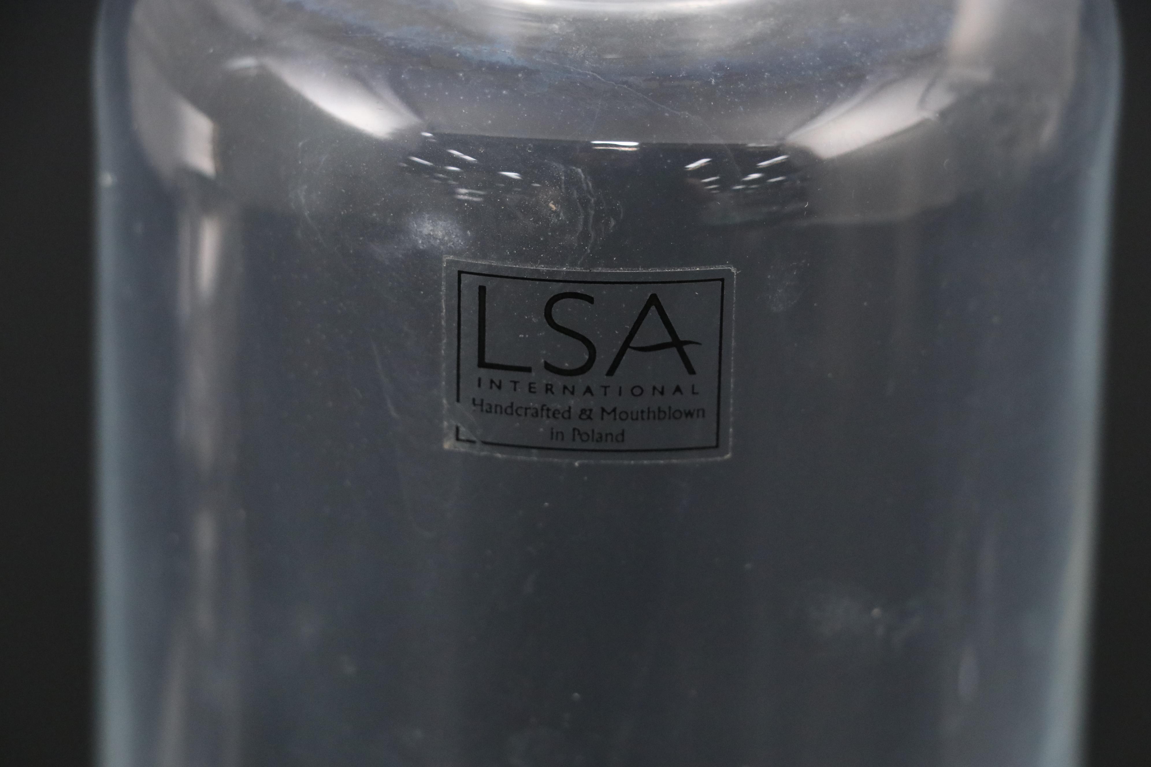 LSA with Other Glass Decanters and Vase