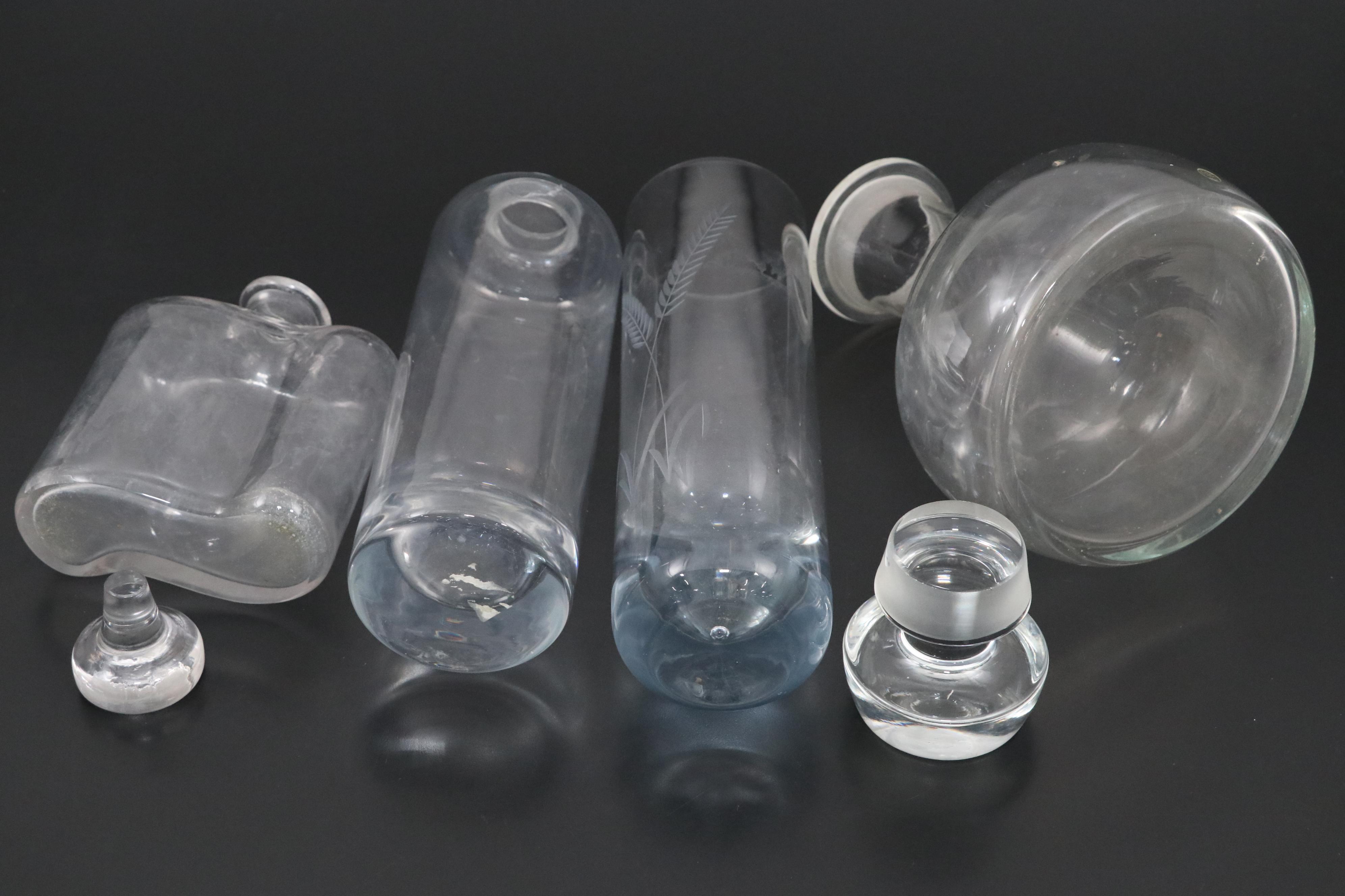 LSA with Other Glass Decanters and Vase