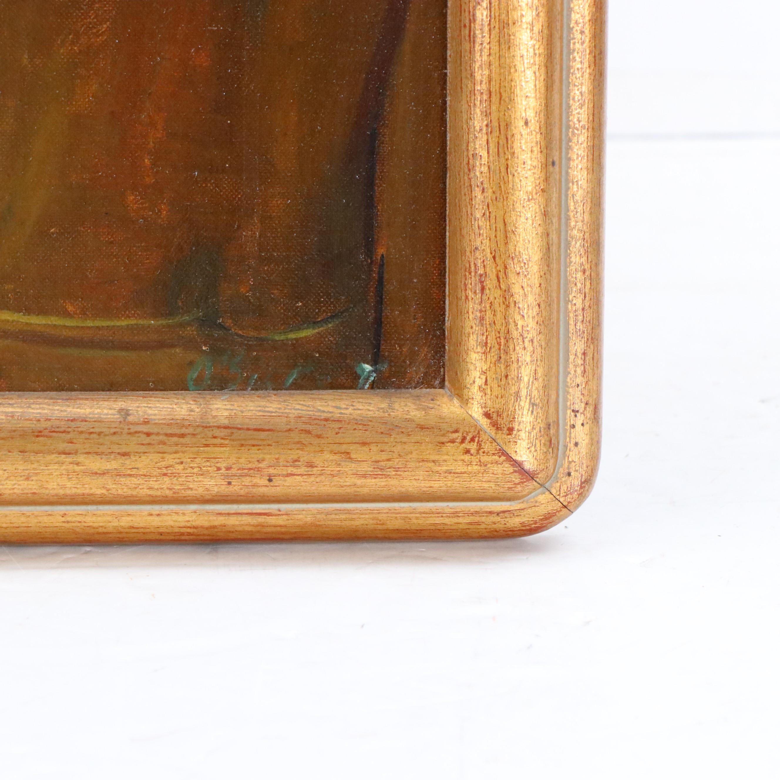 Joseph O'Sickey Portrait of Man Oil Painting