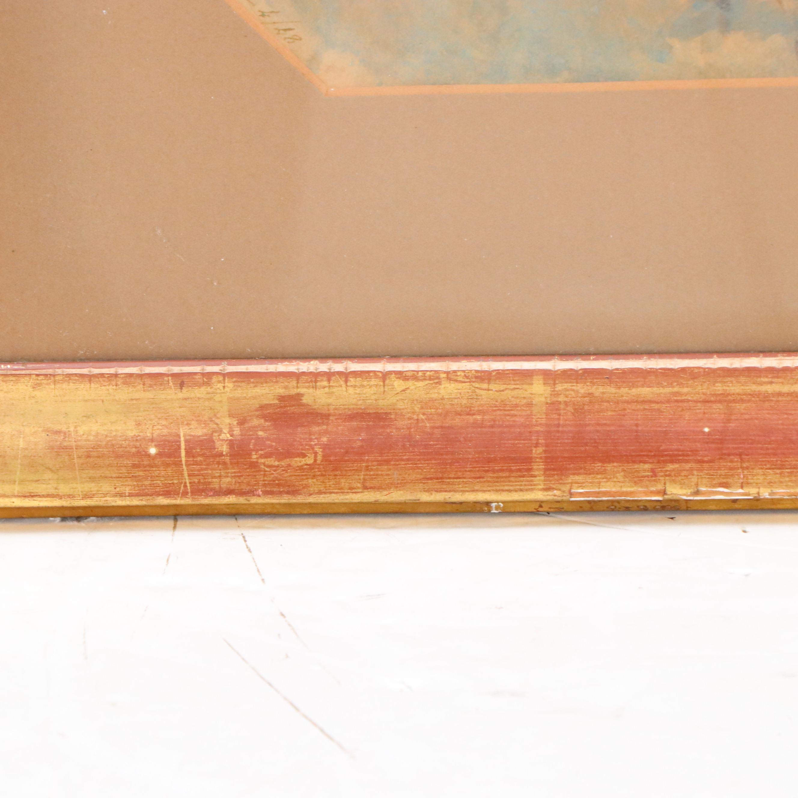 Portrait Watercolor Painting of Woman, 1848