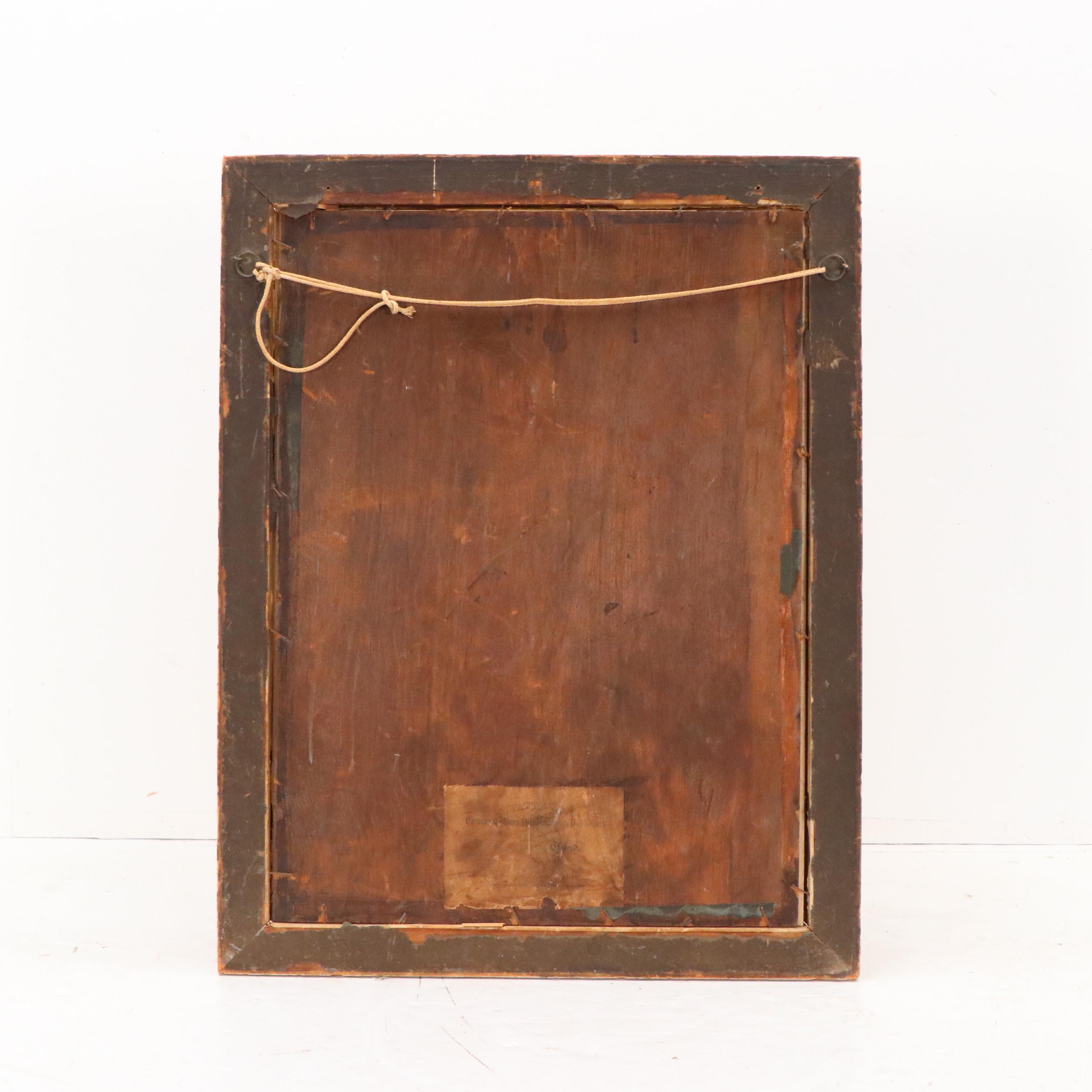 Portrait Watercolor Painting of Woman, 1848