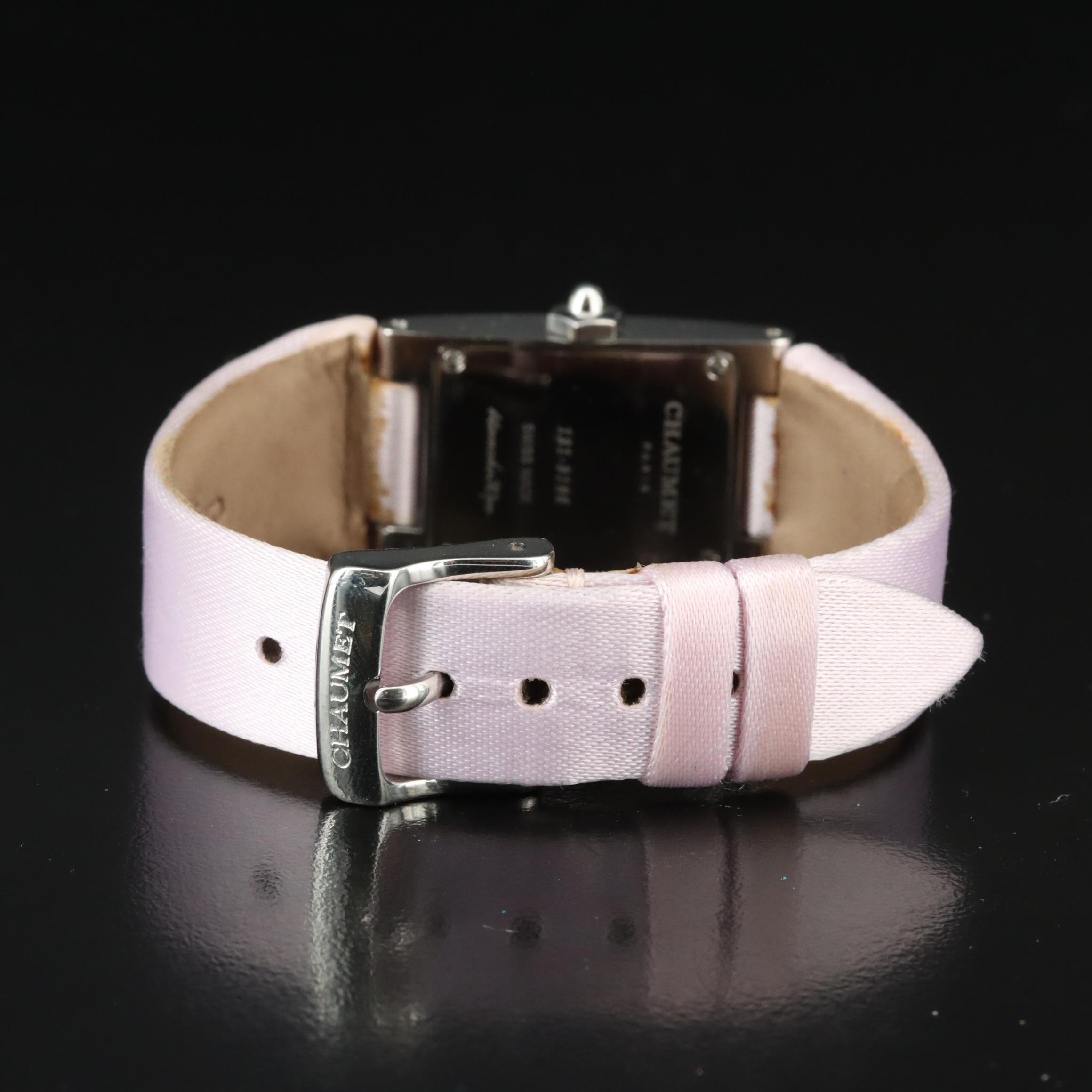 Chaumet Paris Diamond Set and Mother-of-Pearl Dial Watch