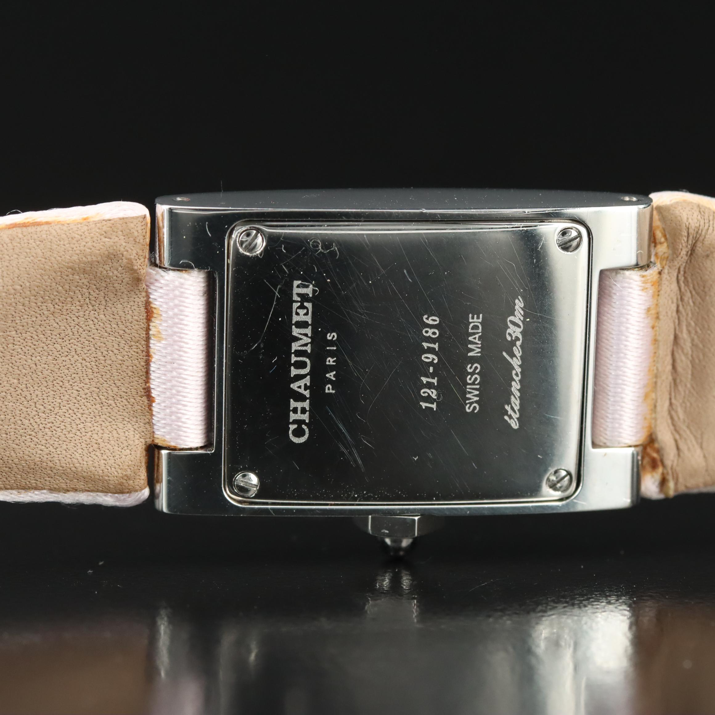 Chaumet Paris Diamond Set and Mother-of-Pearl Dial Watch