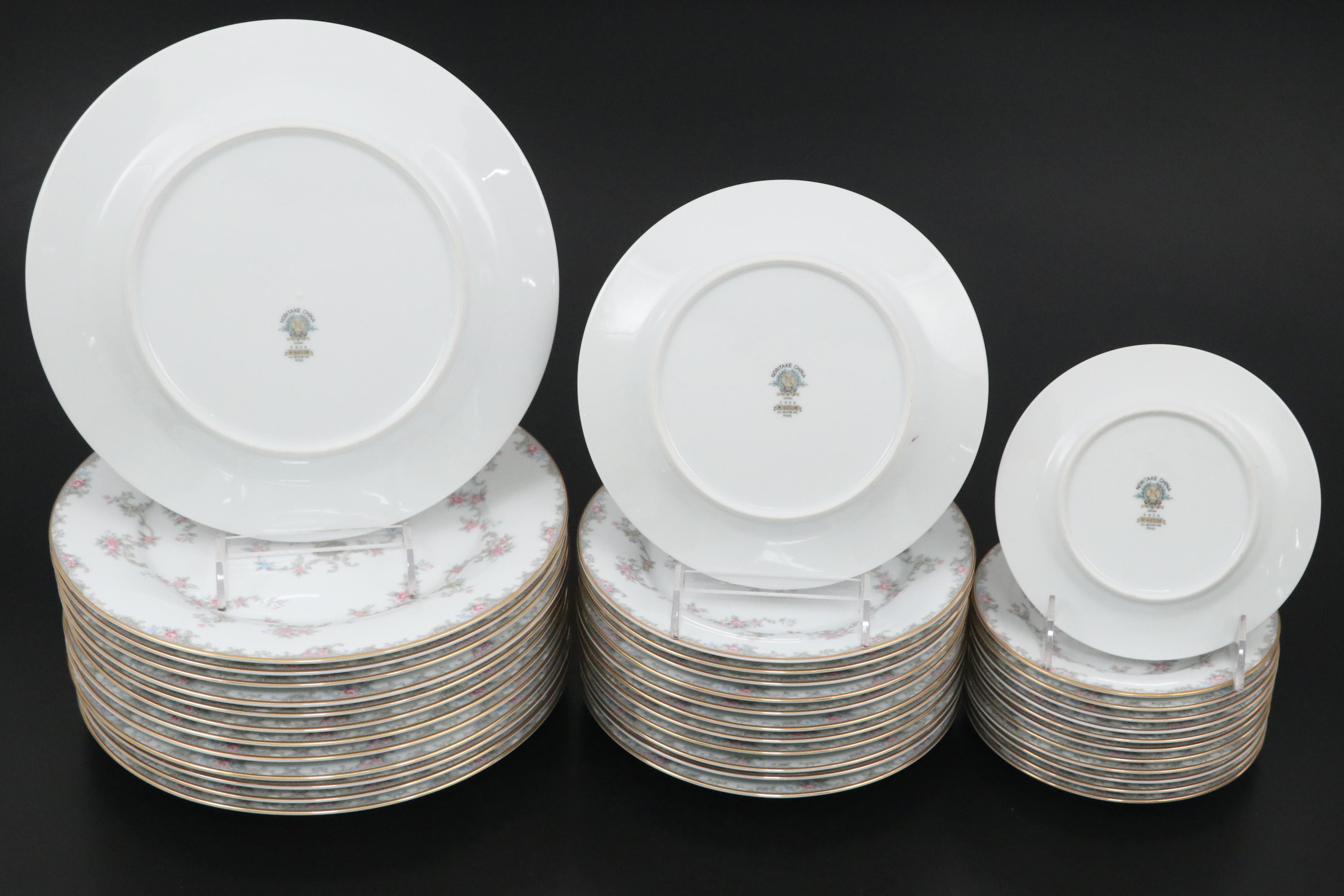 Noritake "Windsor" Porcelain Dinnerware Service