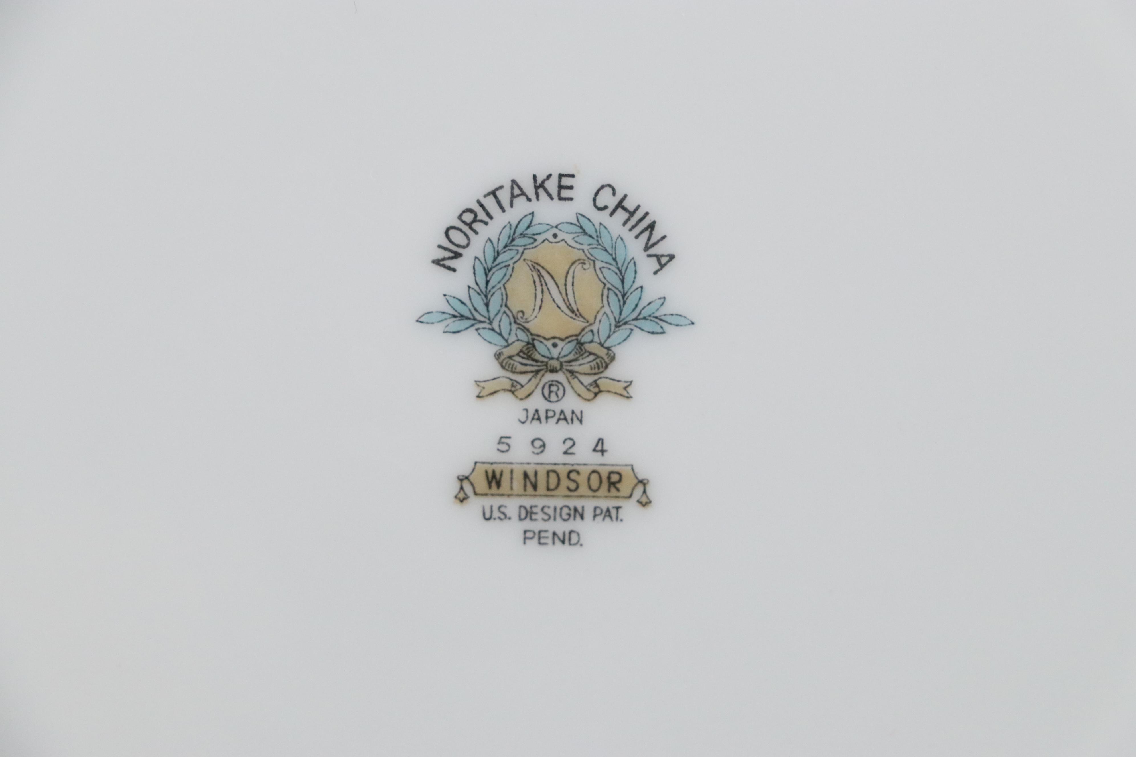 Noritake "Windsor" Porcelain Dinnerware Service