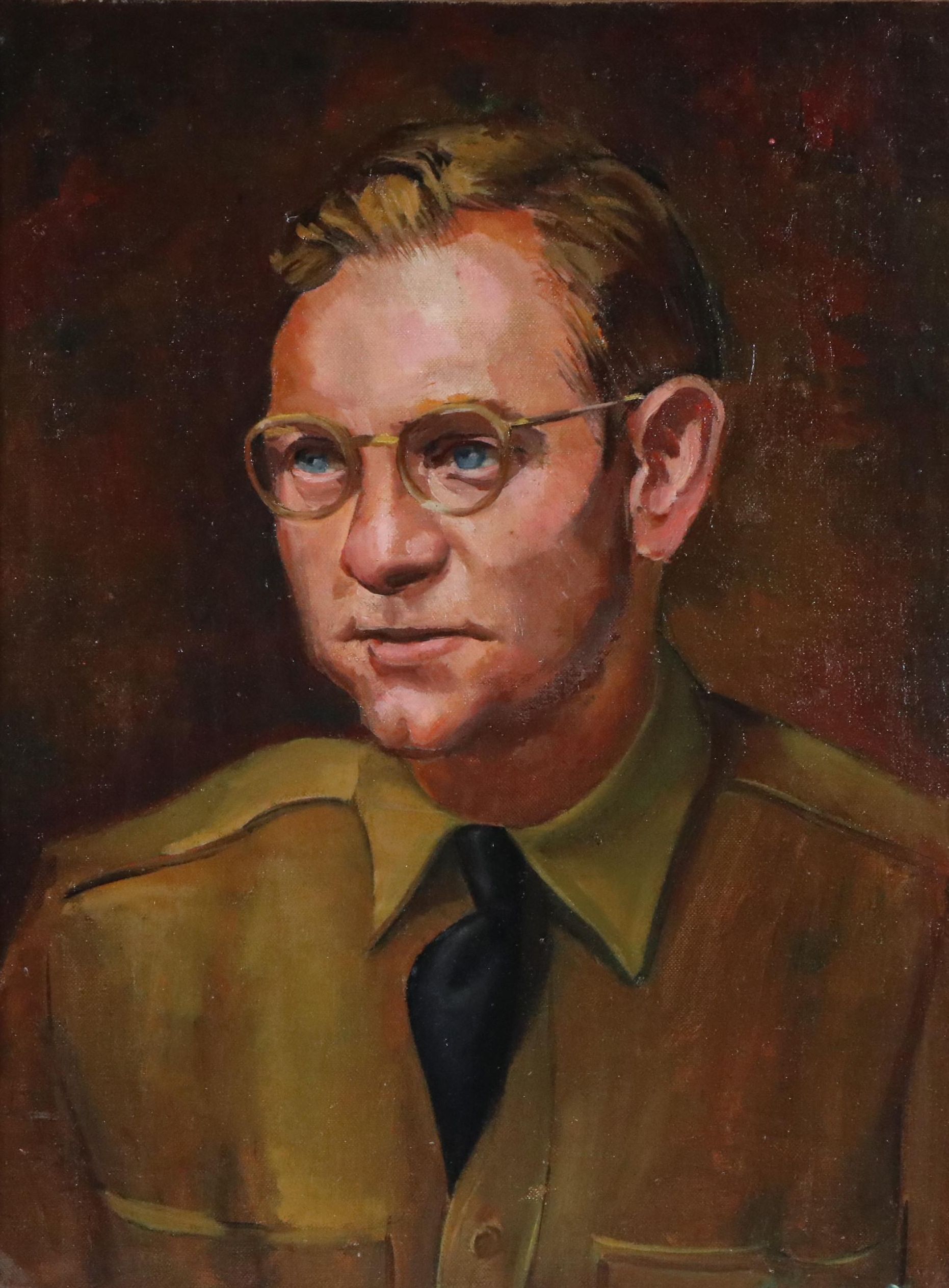 Joseph O'Sickey Portrait of Man Oil Painting