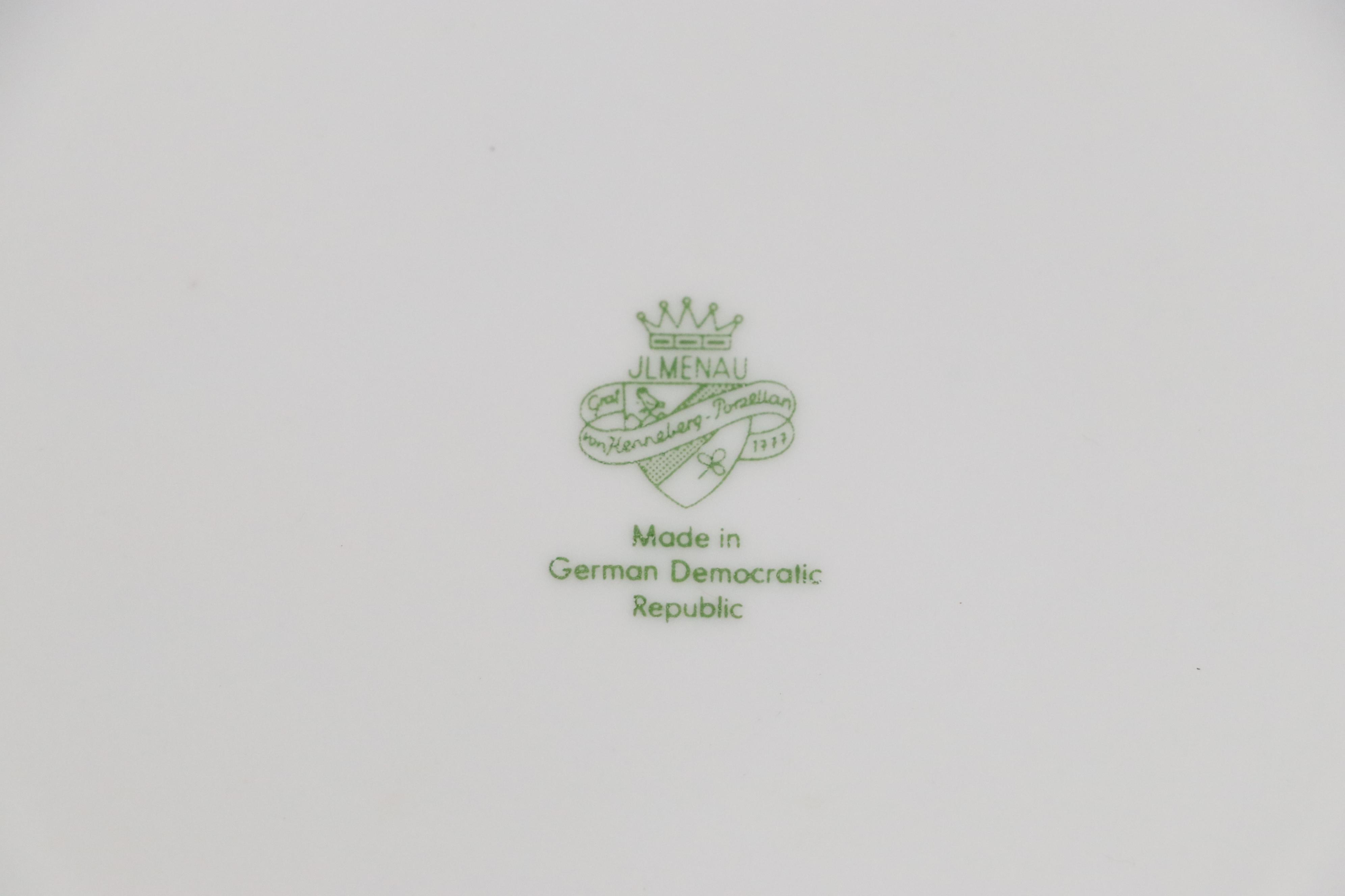 Philippe Deshoulieres "Winterthur" Porcelain Covered Casserole with Serveware