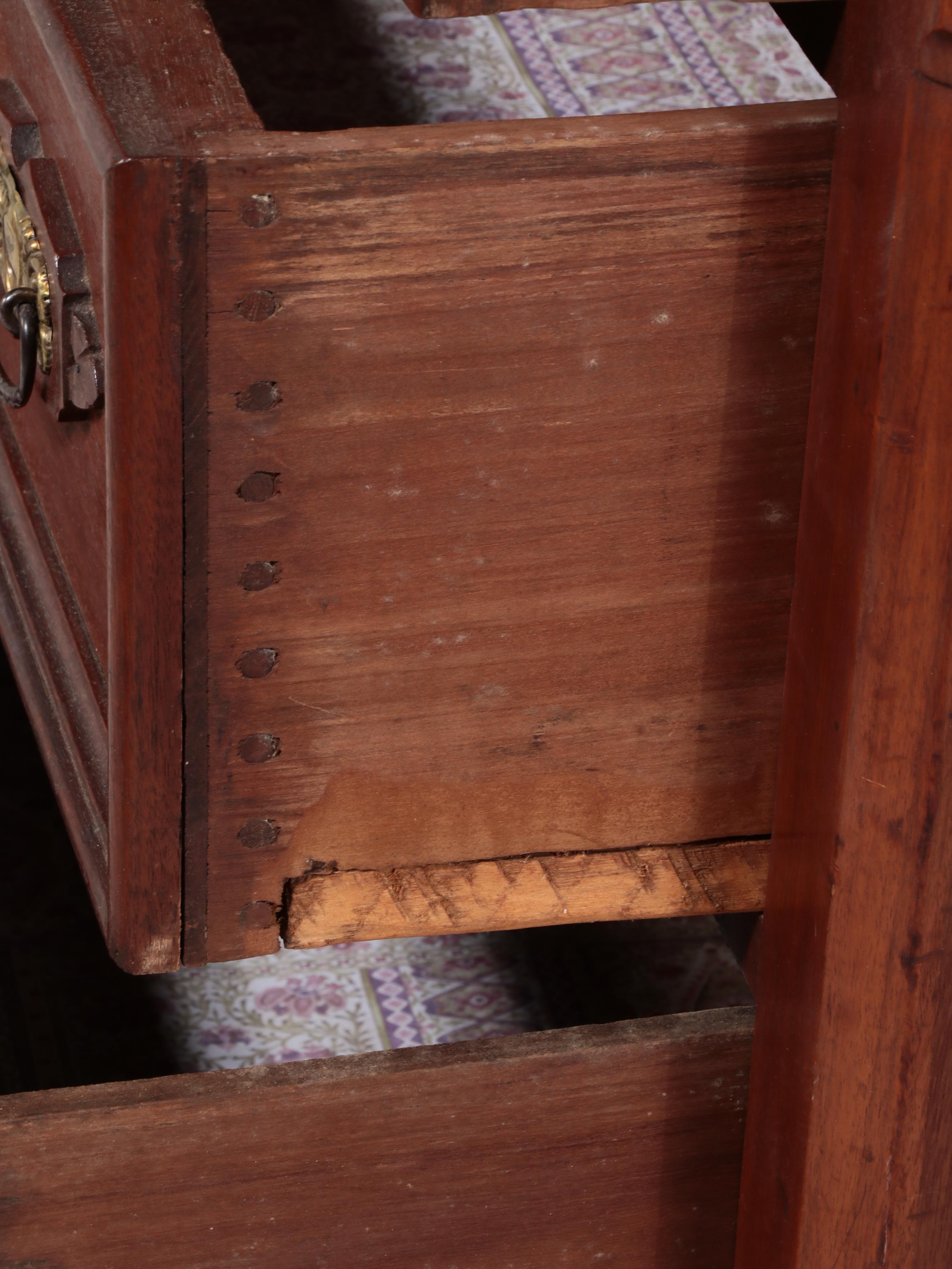Eastlake Style Carved Walnut and Marble Dresser, 19th Century