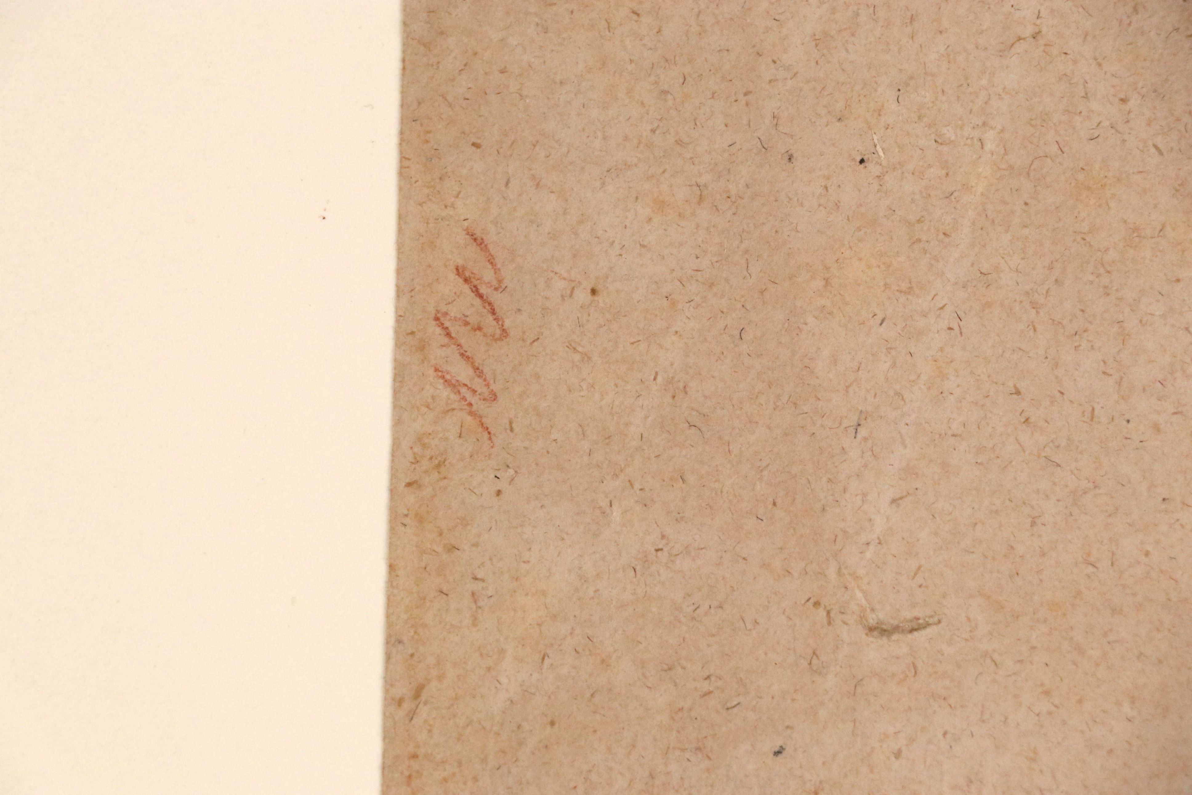 Johann Daniel Herz the Elder Red Chalk Drawing, 1715