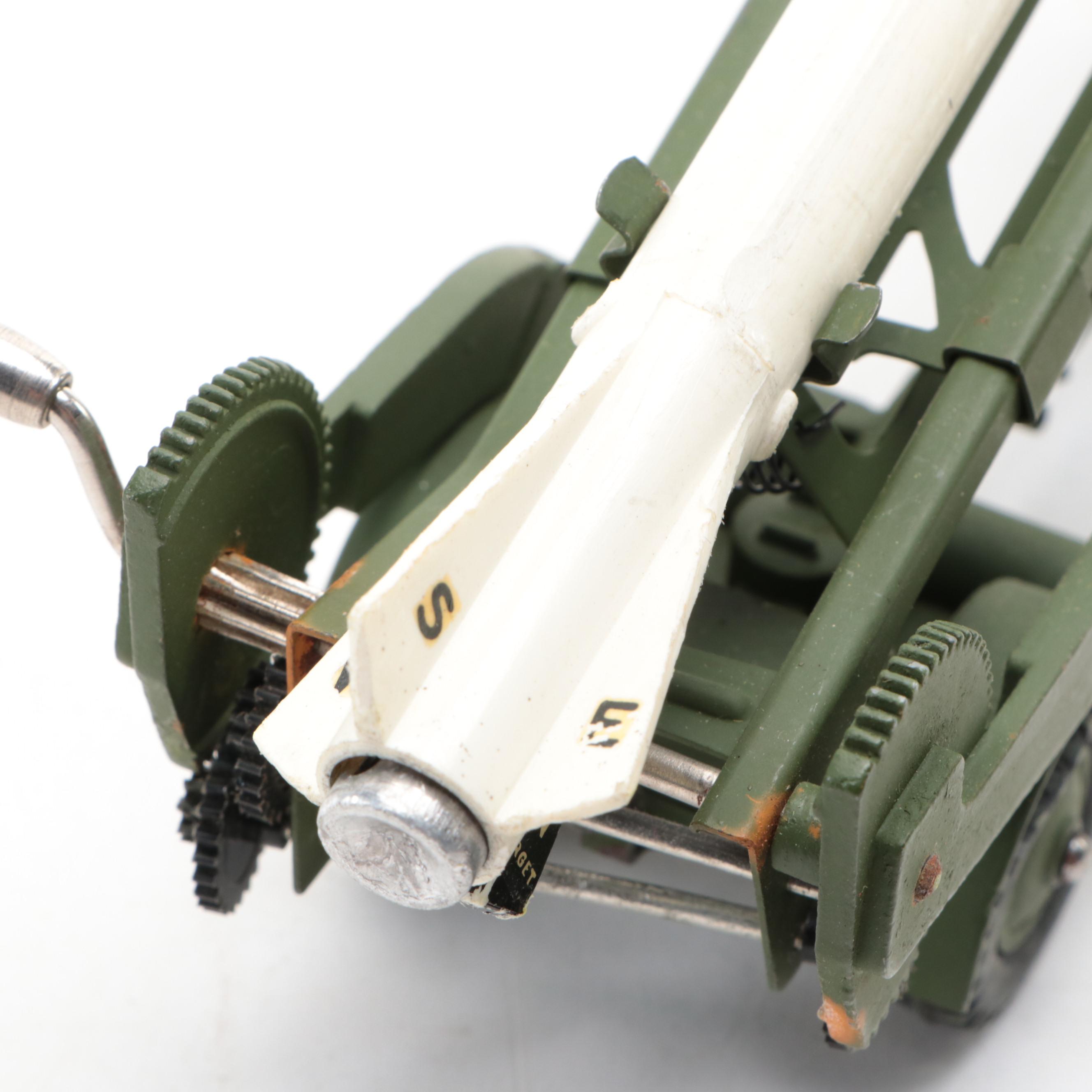 Dinky Toys "Missile Erector Vehicle" Toy Military Vehicle, Mid-20th Century