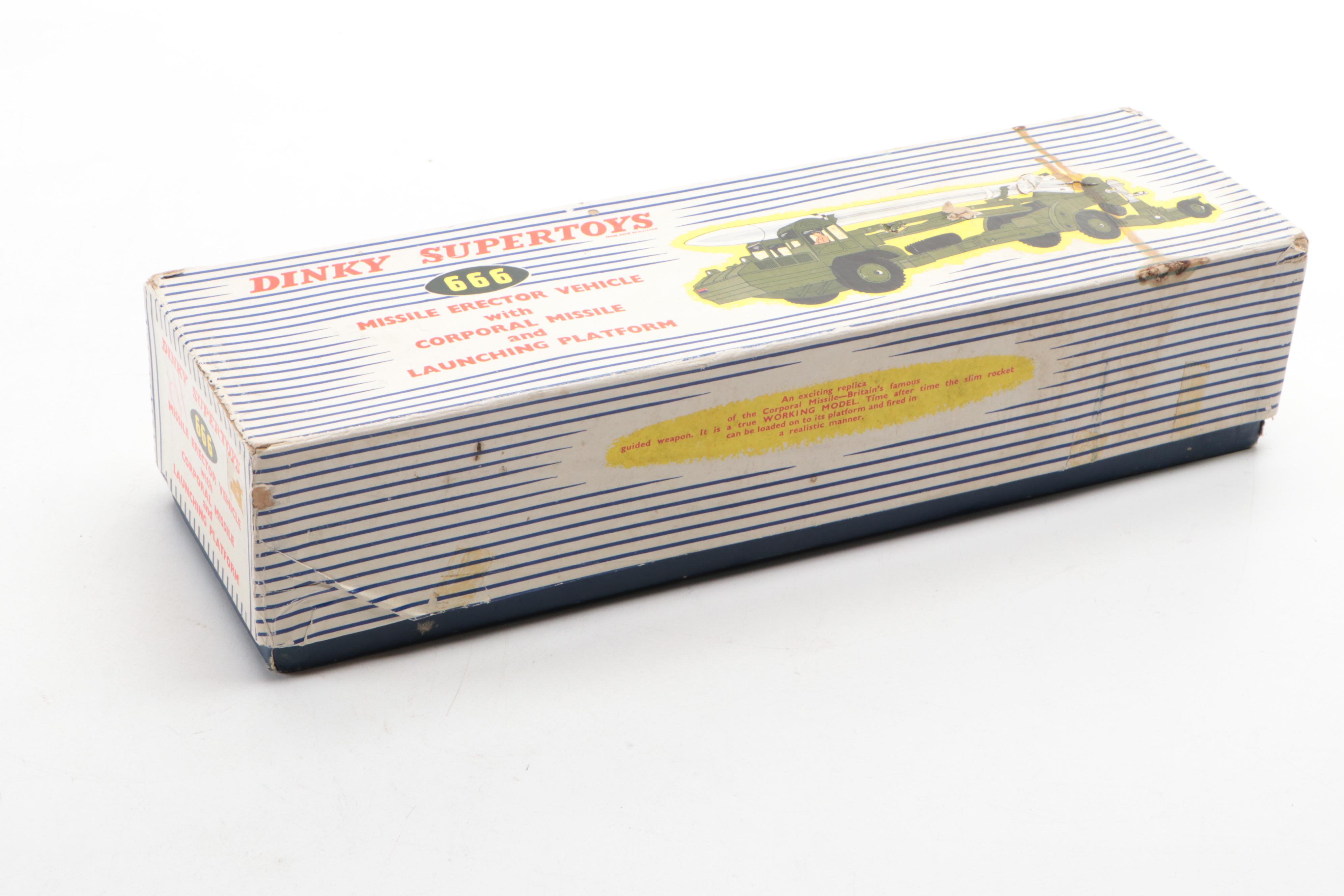 Dinky Toys "Missile Erector Vehicle" Toy Military Vehicle, Mid-20th Century