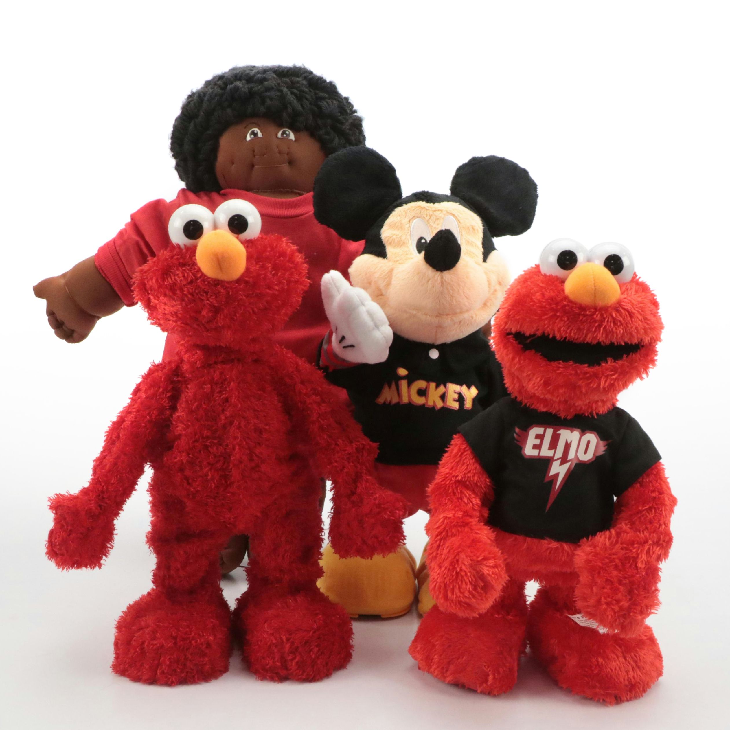 Hasbro Electronic Elmo with Other Mickey Mouse Toy and Doll