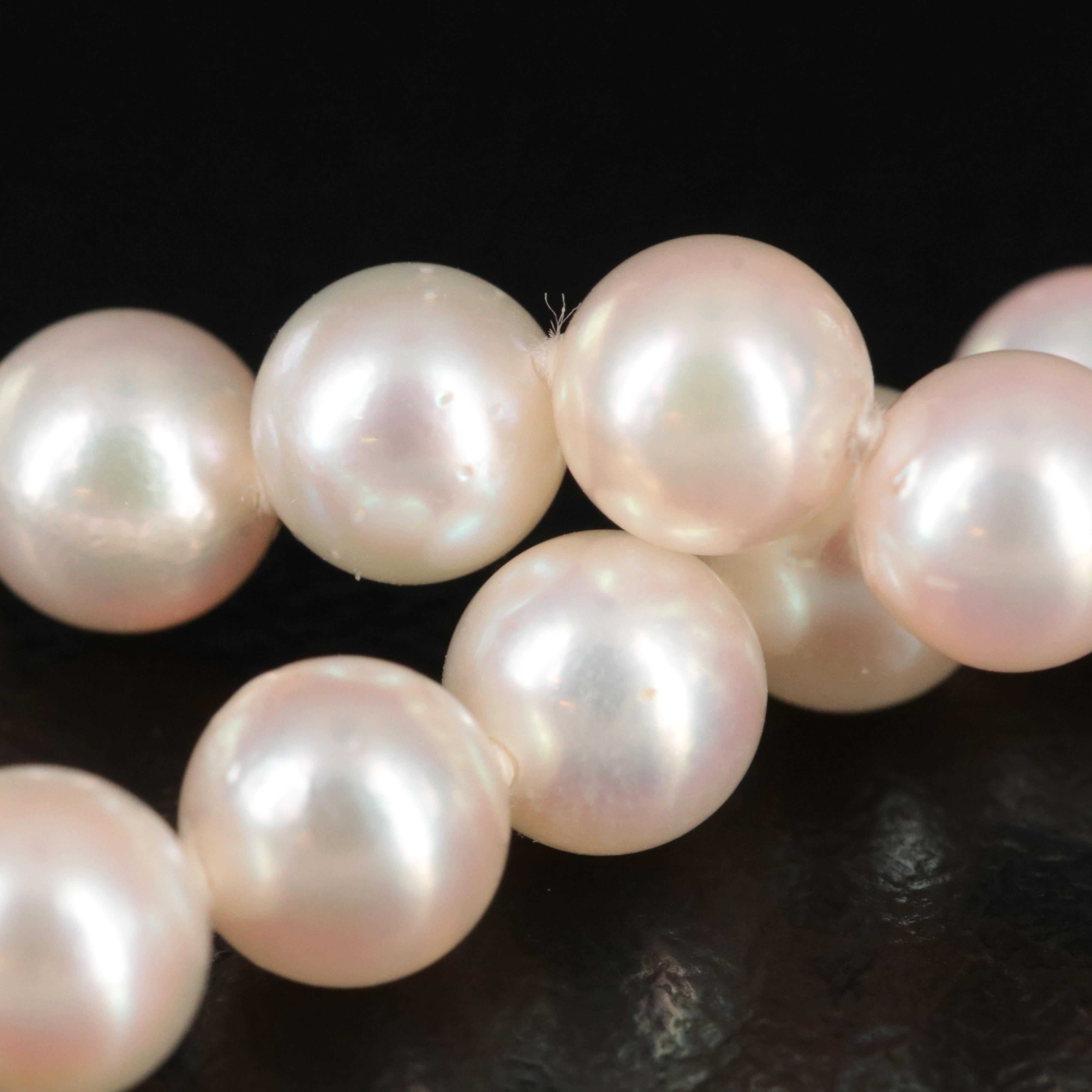Mikimoto Pearl Bracelet with 18K Clasp