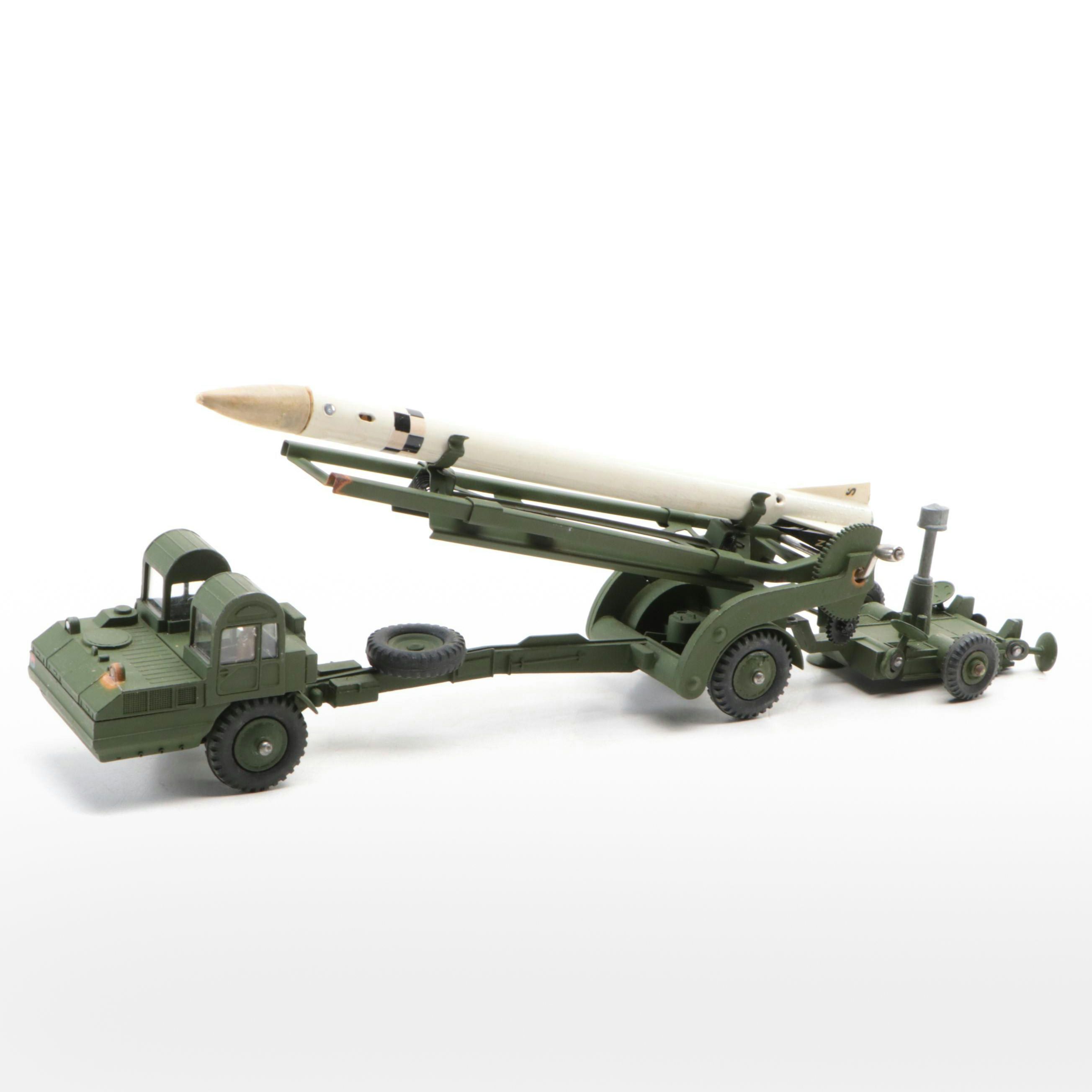Dinky Toys "Missile Erector Vehicle" Toy Military Vehicle, Mid-20th Century