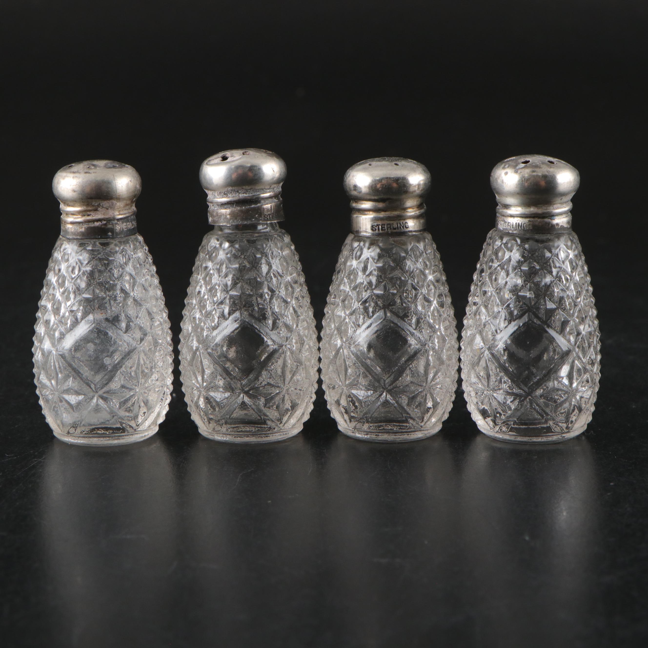 Towle Sterling Silver Candlesticks with Sterling Silver Shakers and More