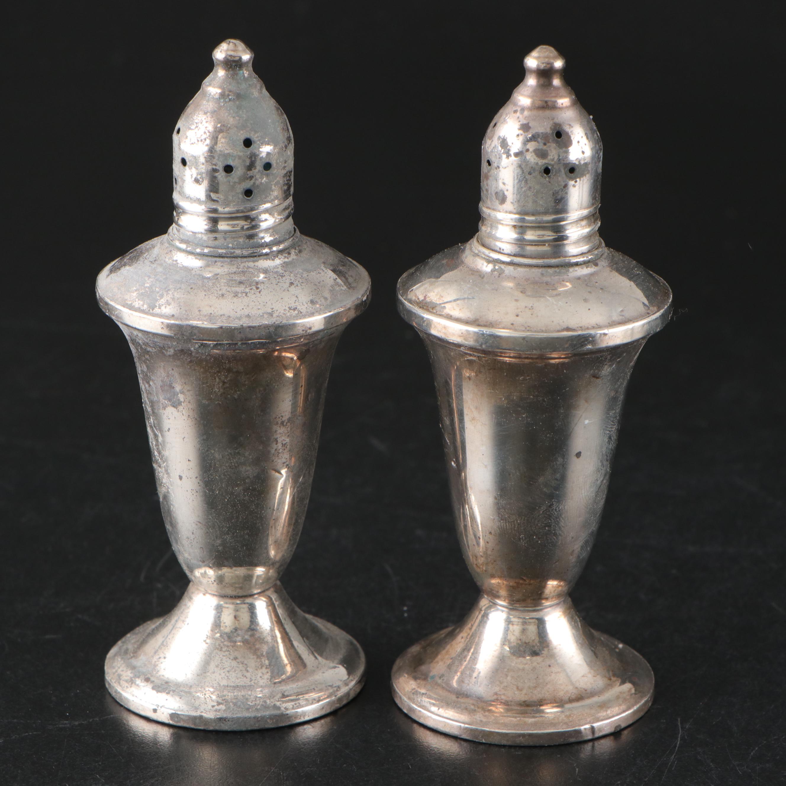 Towle Sterling Silver Candlesticks with Sterling Silver Shakers and More