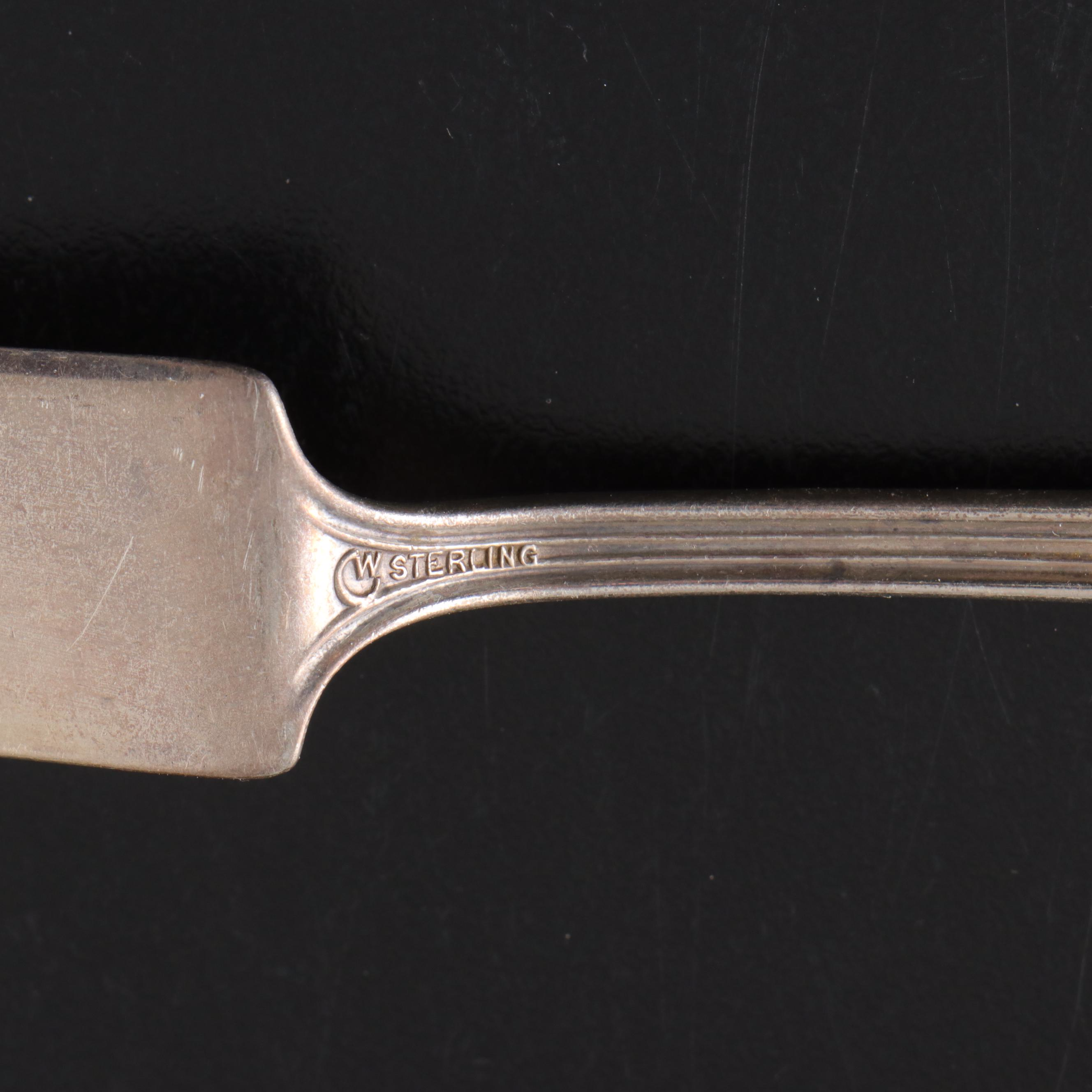 Towle Sterling Silver Candlesticks with Sterling Silver Shakers and More