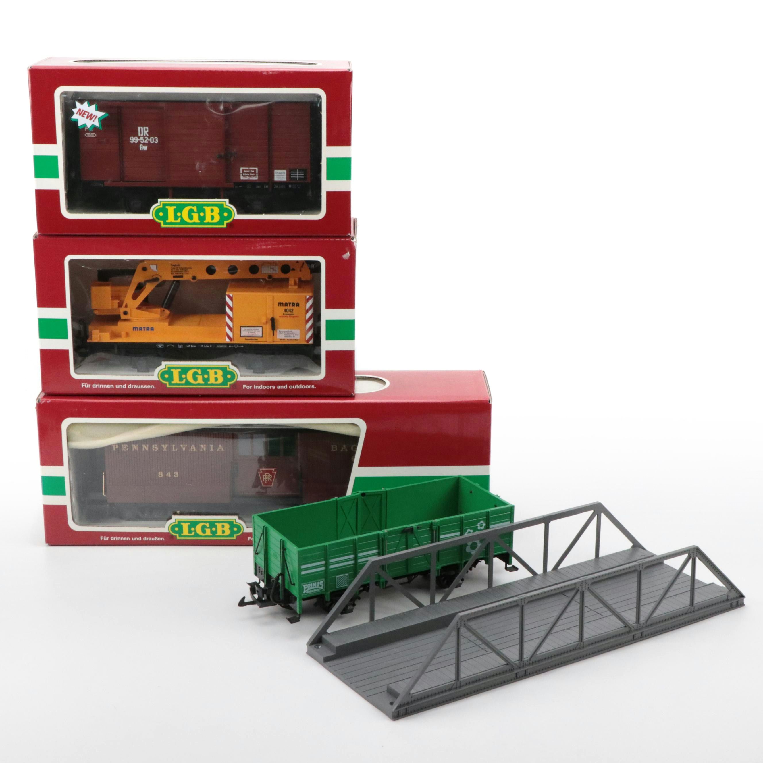 German Lehmann-Gross-Bahn G Scale Train Cars