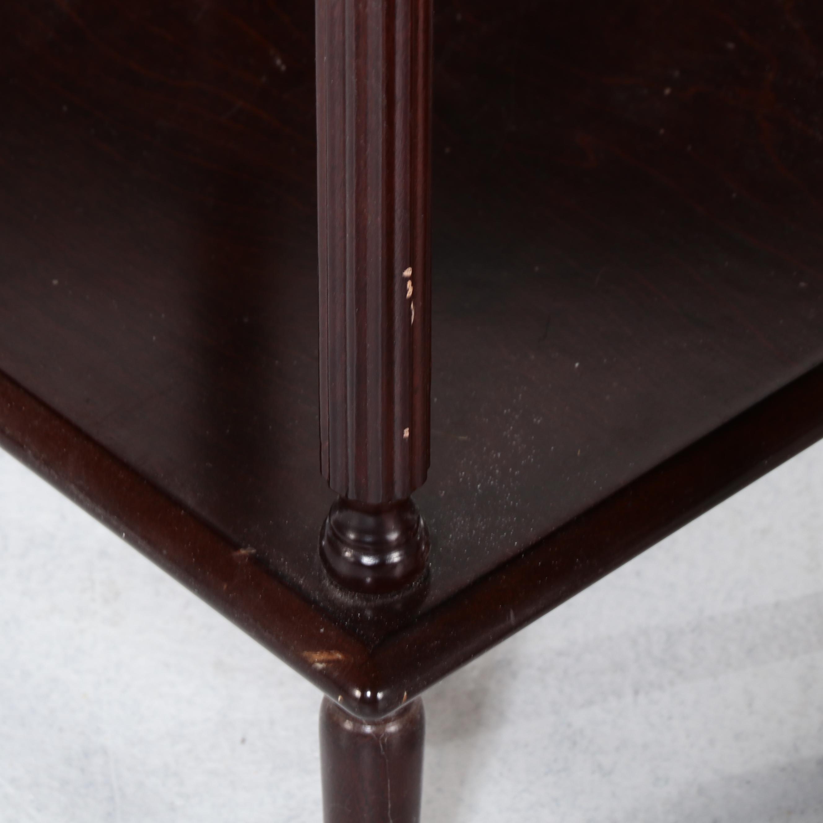 Pair of Bombay Company Federal Style Mahogany Nightstands