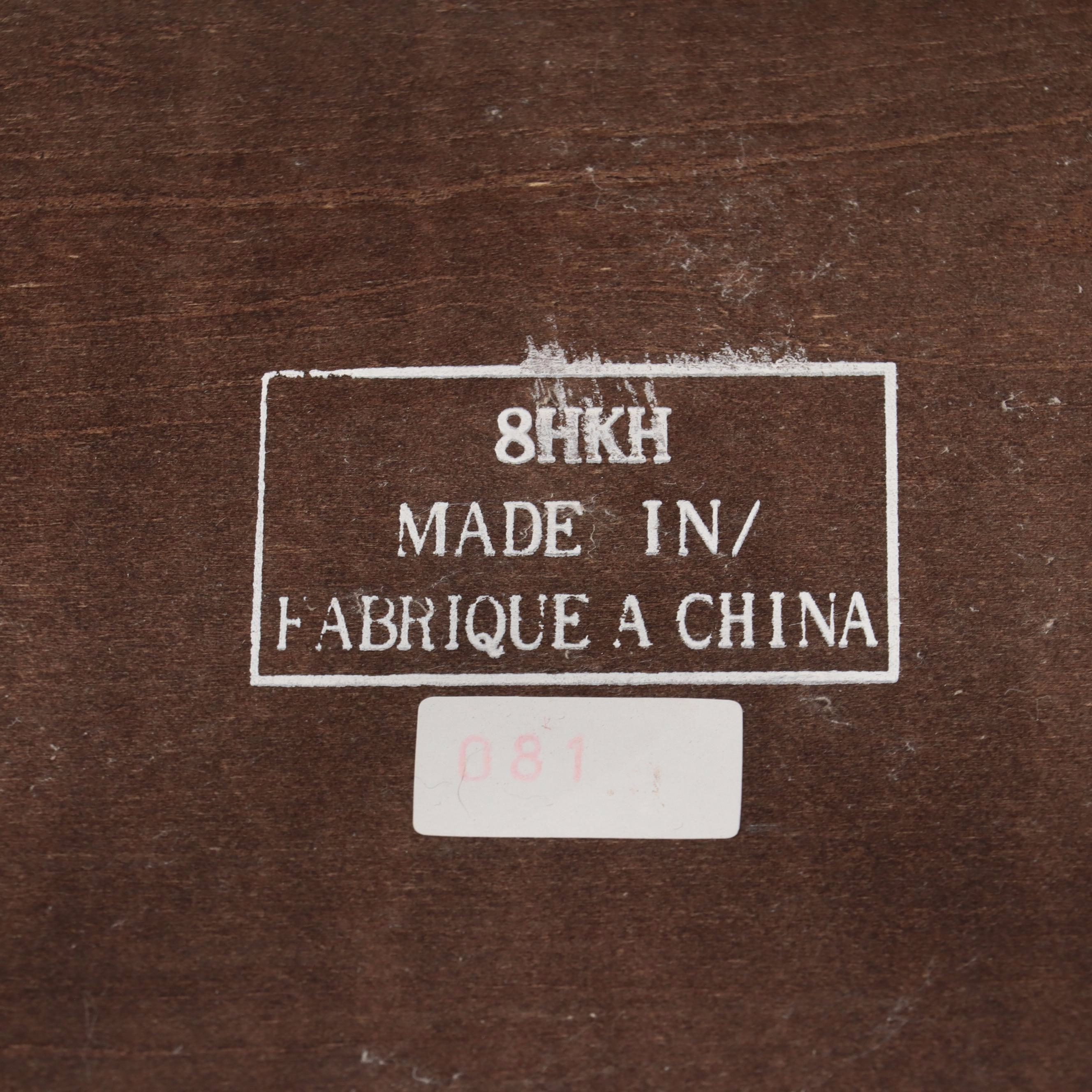 Pair of Bombay Company Federal Style Mahogany Nightstands