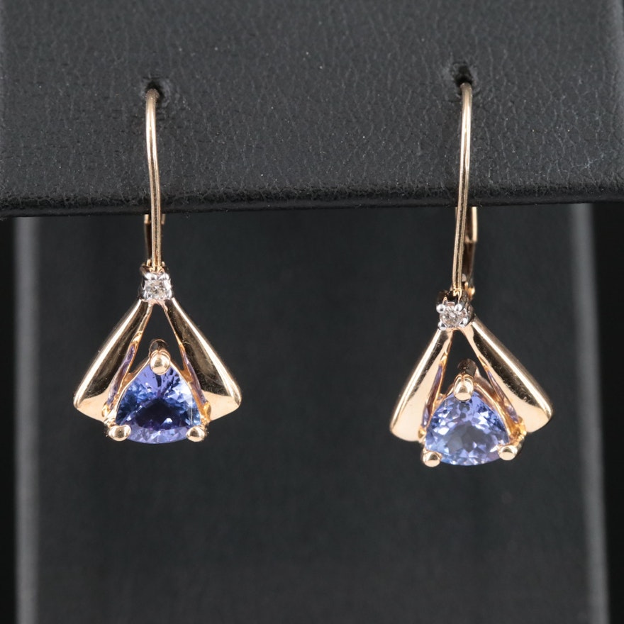 Diamond Earrings Levian Tanzanite Earrings Le Vian Blueberry
